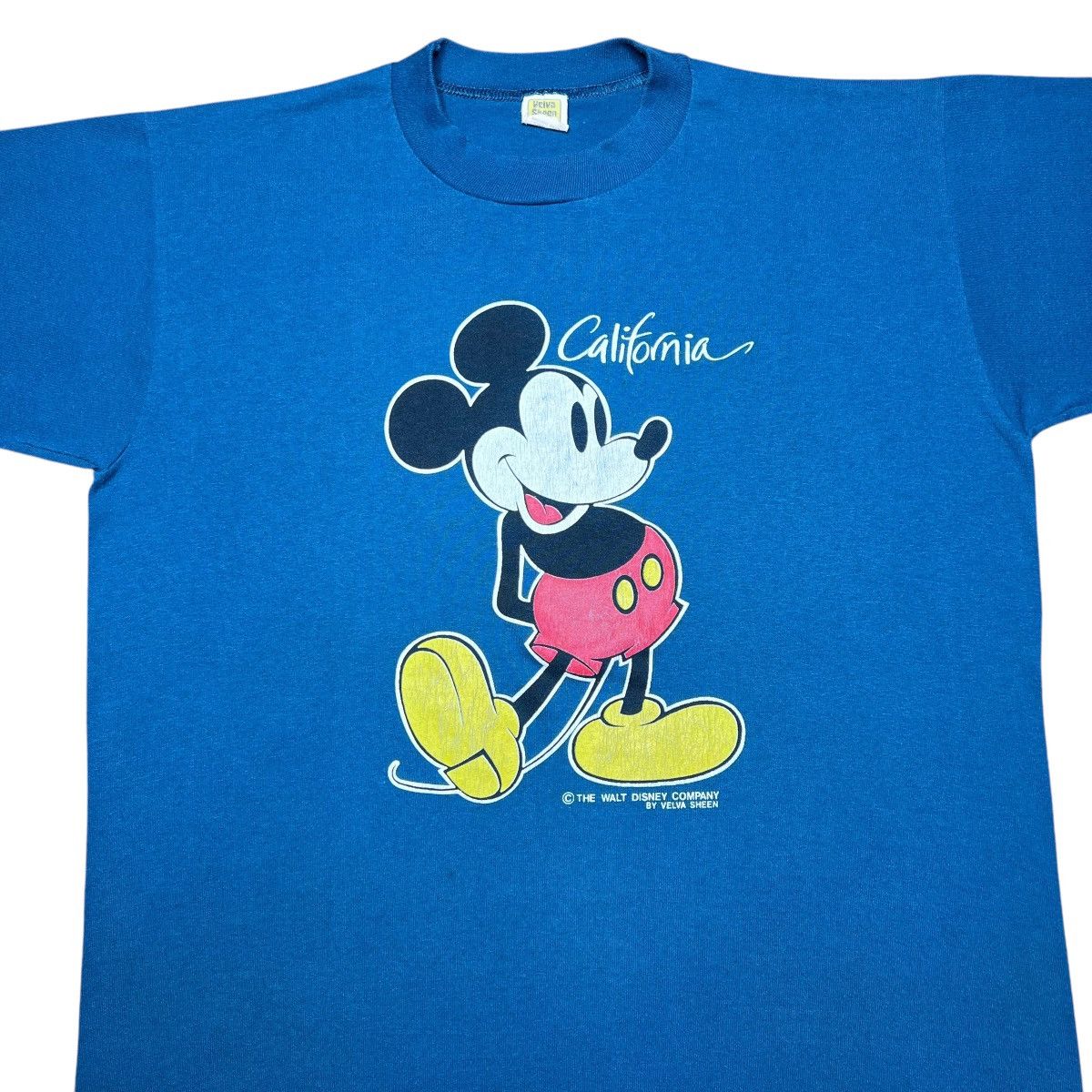 Disney × Vintage Vtg 1980s Disney Mickey Mouse California Tourist Graphic Tee Size US L / EU 52-54 / 3 - 4 Thumbnail