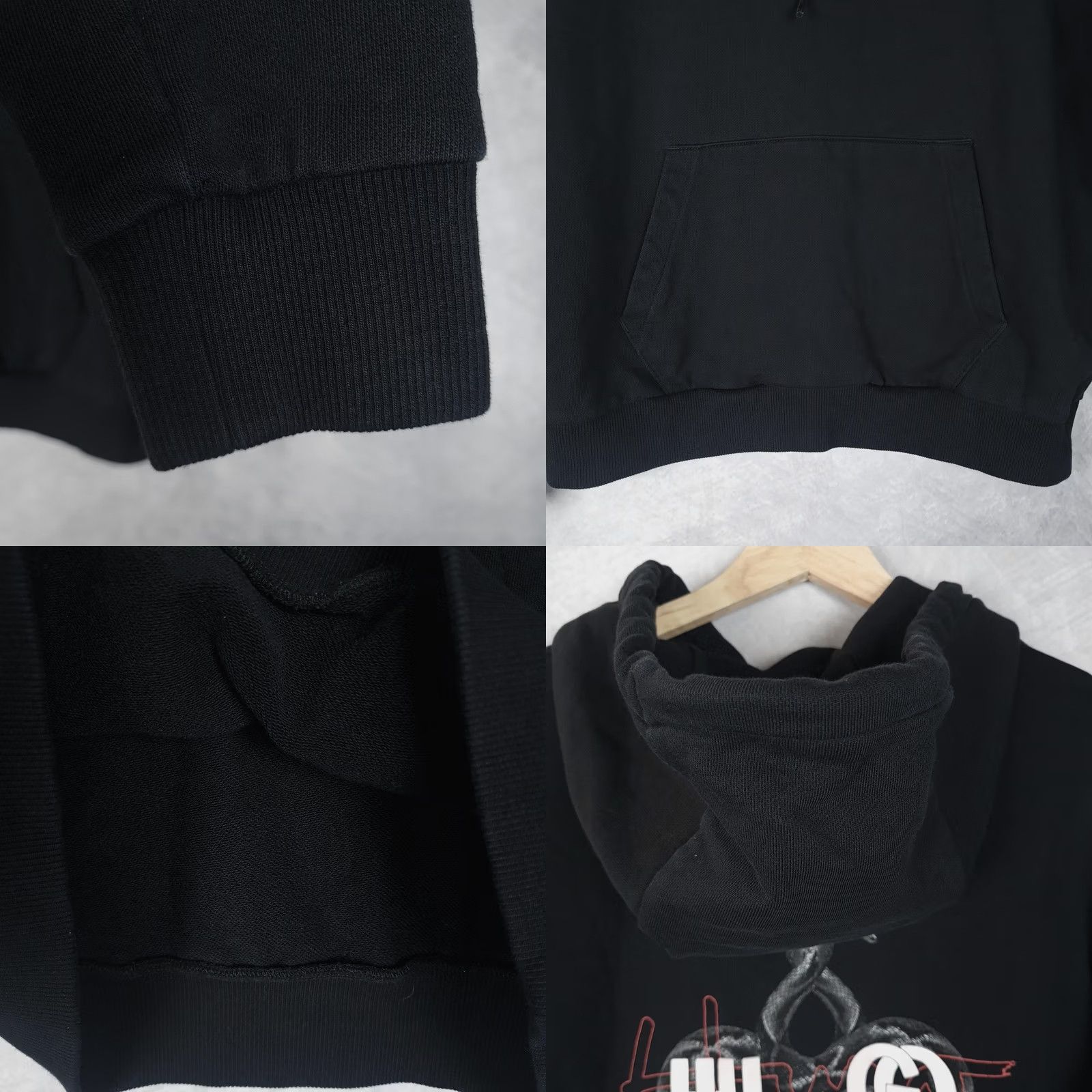 Hugo Boss Hugo Boss Hoodie Mens Small Black Snake Graphic Back Hit Pullover Sweatshirt Size US S / EU 44-46 / 1 - 8 Thumbnail