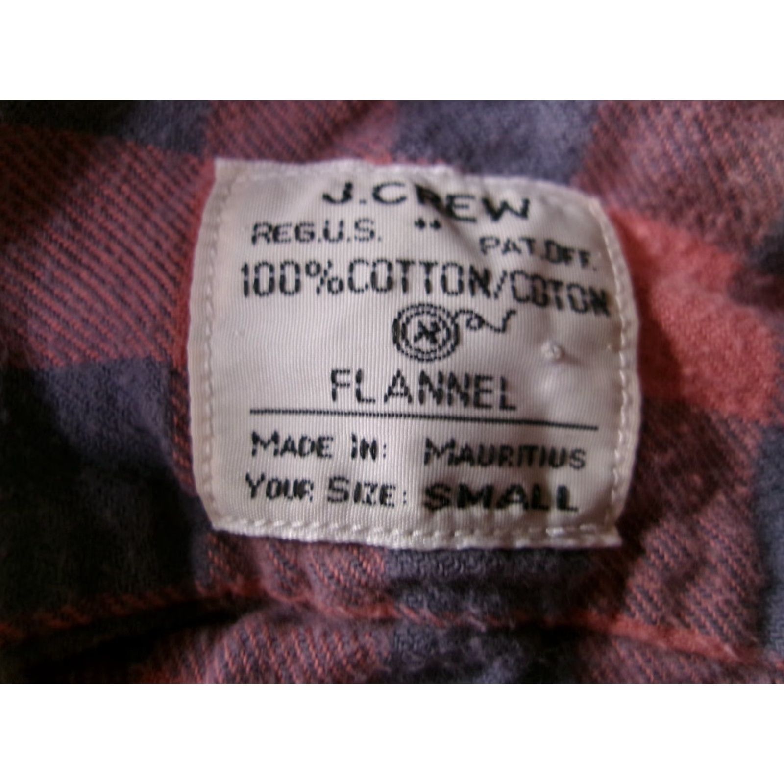 J.Crew VINTAGE J.CREW Plaid Flannel Button-Up Shirt Men Small Red Blue Classic Lumberjack Outdoor 90s Mens Size US S / EU 44-46 / 1 - 6 Thumbnail