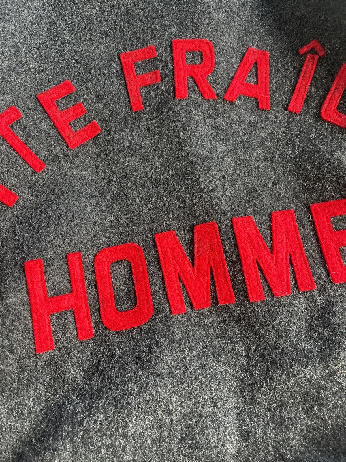 Japanese Brand Vintage 90s Boite Fraiche Homme Wool Bomber Jacket Size US M / EU 48-50 / 2 - 9 Thumbnail