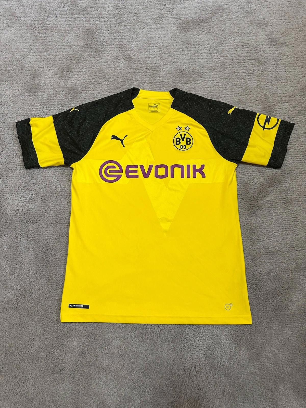 Puma BORUSSIA DORTMUND 2018/19 HOME SHIRT FOOTBALL SOCCER JERSEY Size US L / EU 52-54 / 3 - 1 Thumbnail