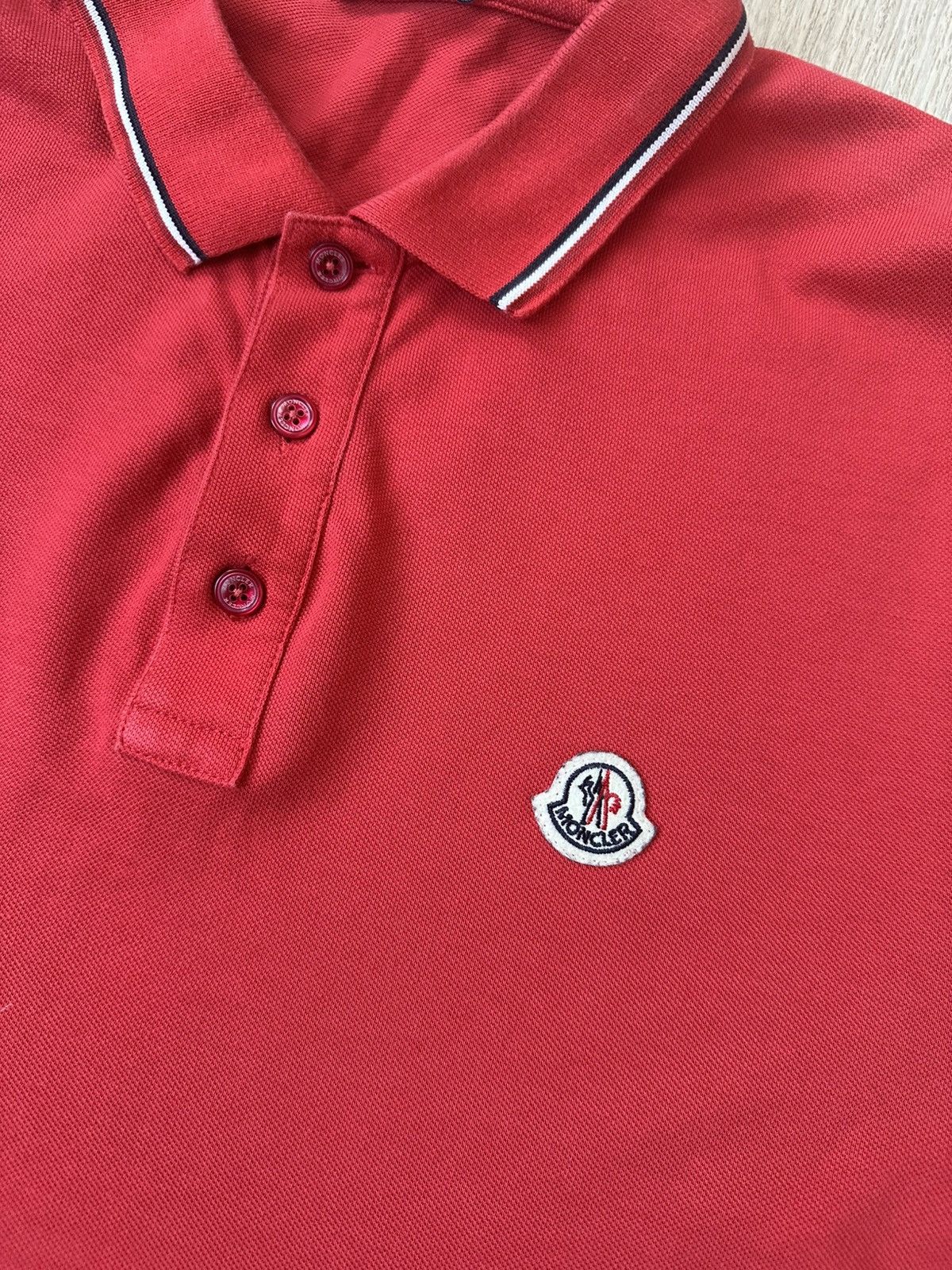 Moncler Moncler polo shirt rare Size US XL / EU 56 / 4 - 3 Thumbnail