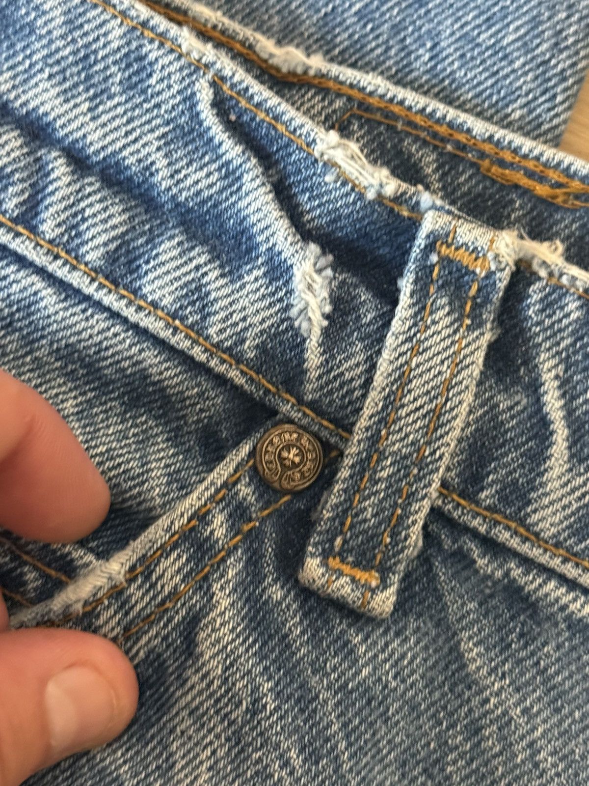 Chrome Hearts Chrome Hearts Cheetah Star Patch Levis Size US 36 / EU 52 - 14 Thumbnail