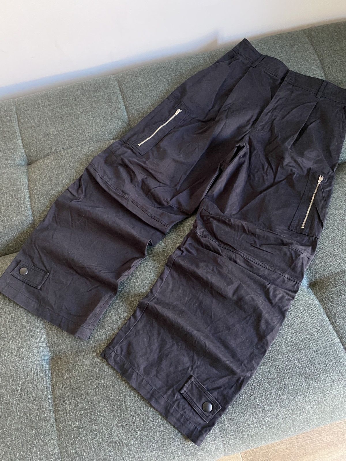 Hysteric Glamour Vintage Baggy Avant Garde Cargo Pants Japanese Y2K Wide Size US 30 / EU 46 - 2 Thumbnail