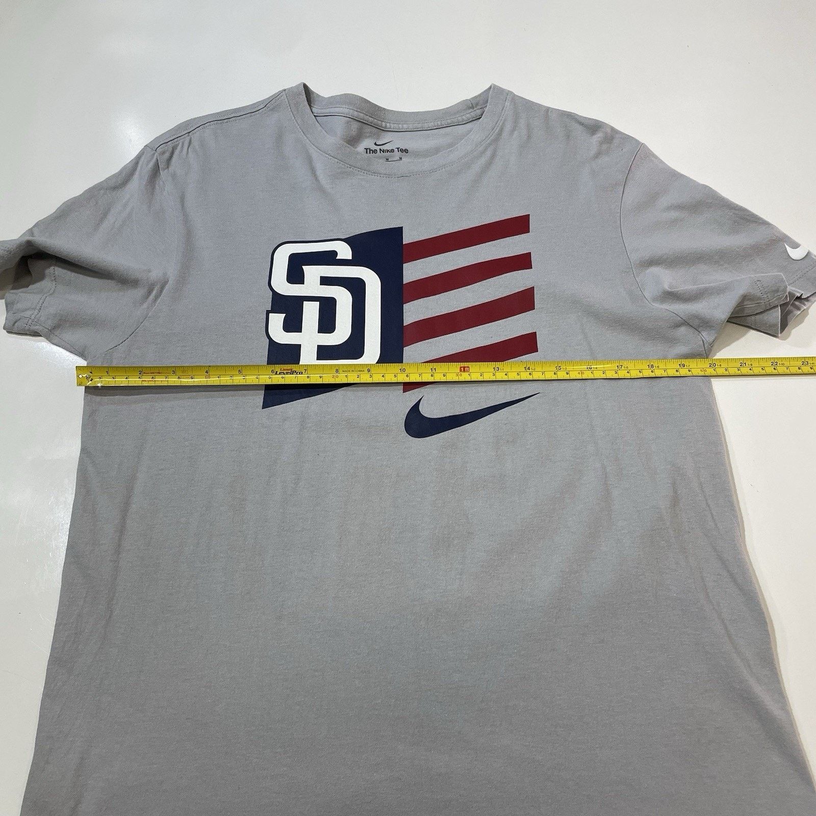 Nike Nike MLB San Diego Padres US Flag 4th Of July Shirt Grey M Size US M / EU 48-50 / 2 - 3 Thumbnail