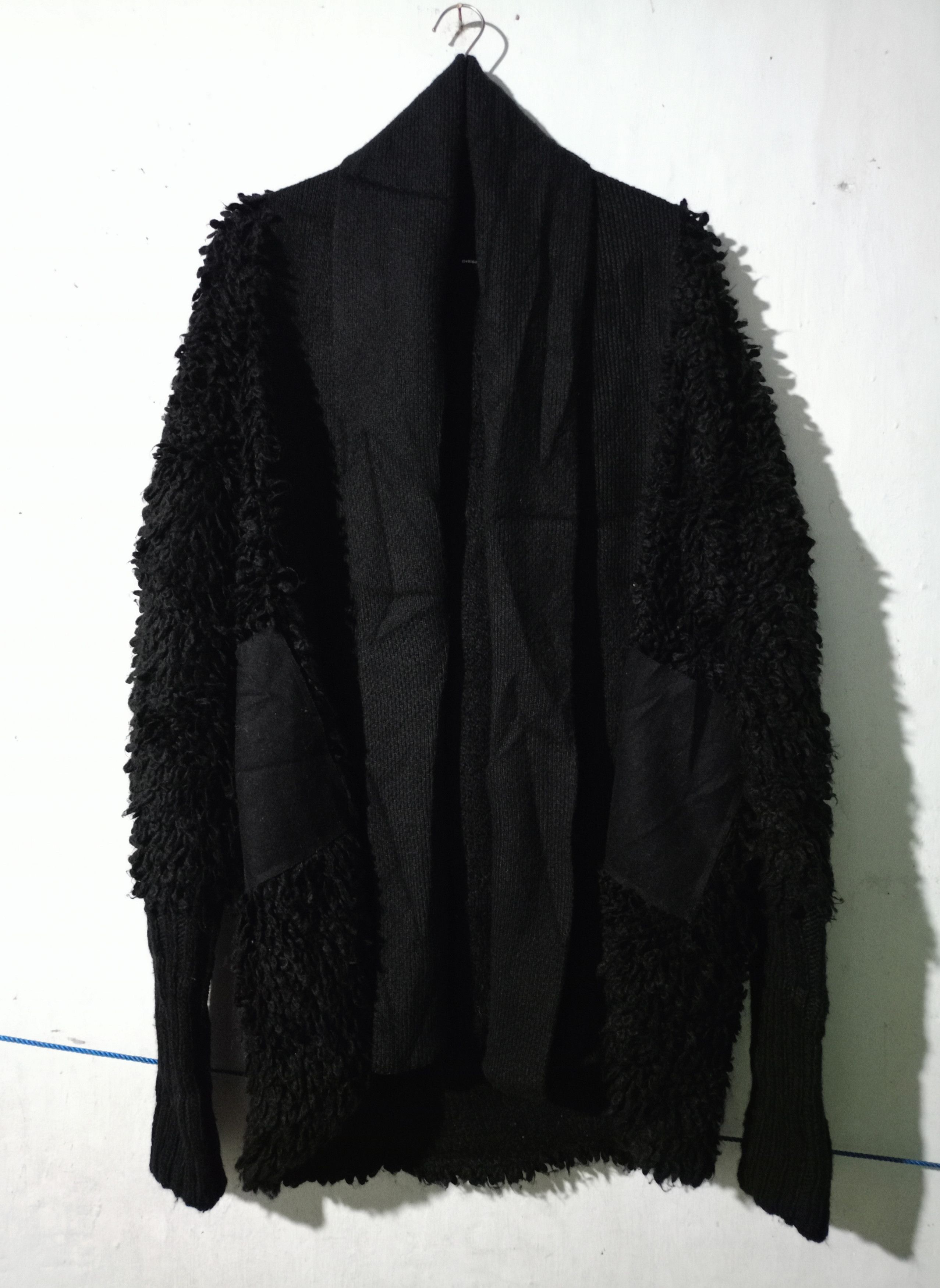 Diesel 2000s Diesel Black Knit Cardigan Size XS / US 0-2 / IT 36-38 - 1 Thumbnail