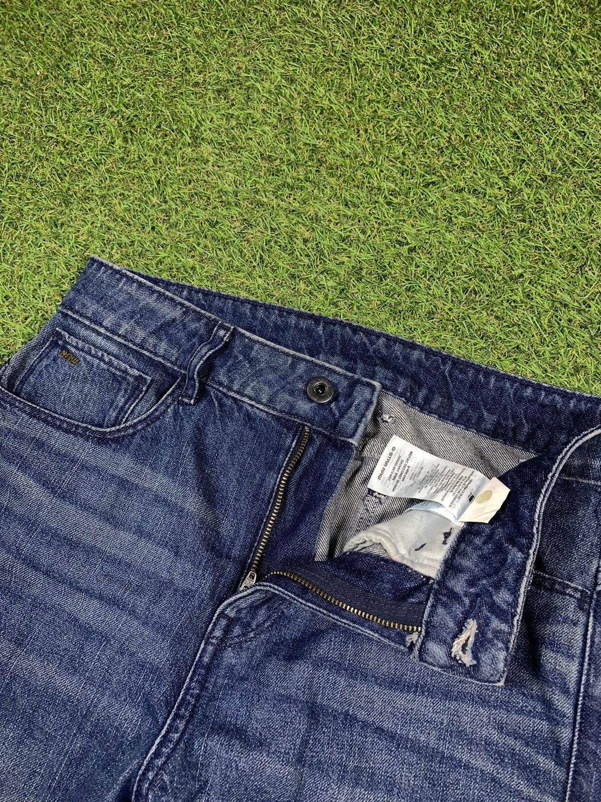 G-Star × Vintage Vintage G star raw denim faded jeans streetwear size 28x32 Size 28" / US 6 / IT 42 - 3 Thumbnail