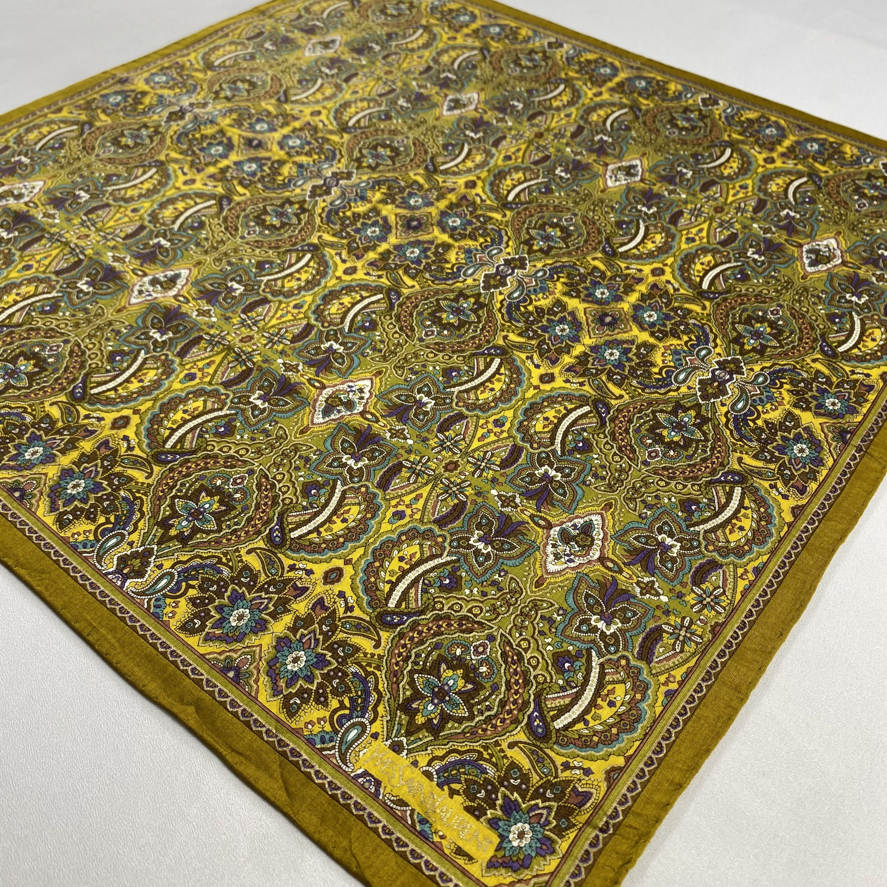 Vintage Yves Saint Laurent Handkerchief / Neckerchief-P1606 Size ONE SIZE - 2 Thumbnail