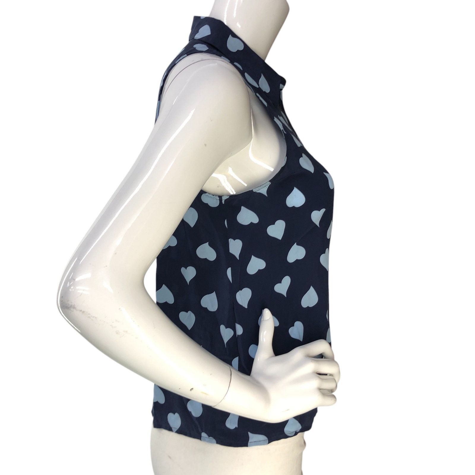 Equipment Equipment Size S Top Mina Blouse Heart Print *TINY FLAW Size S / US 4 / IT 40 - 9 Thumbnail