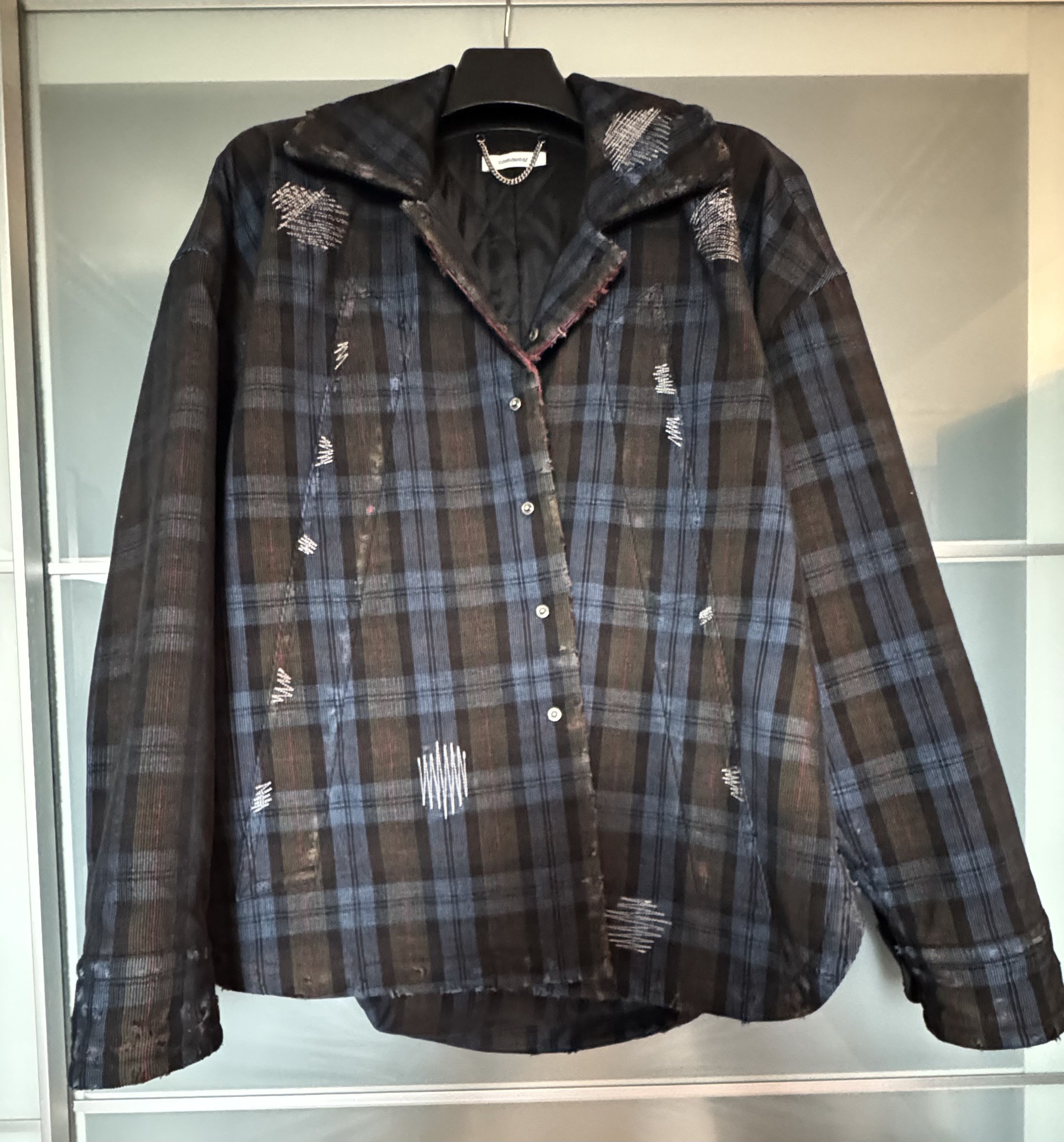 CMMAWEAR 1 of 10 C-Curl Distressed Padded Flannel Size US L / EU 52-54 / 3 - 2 Thumbnail