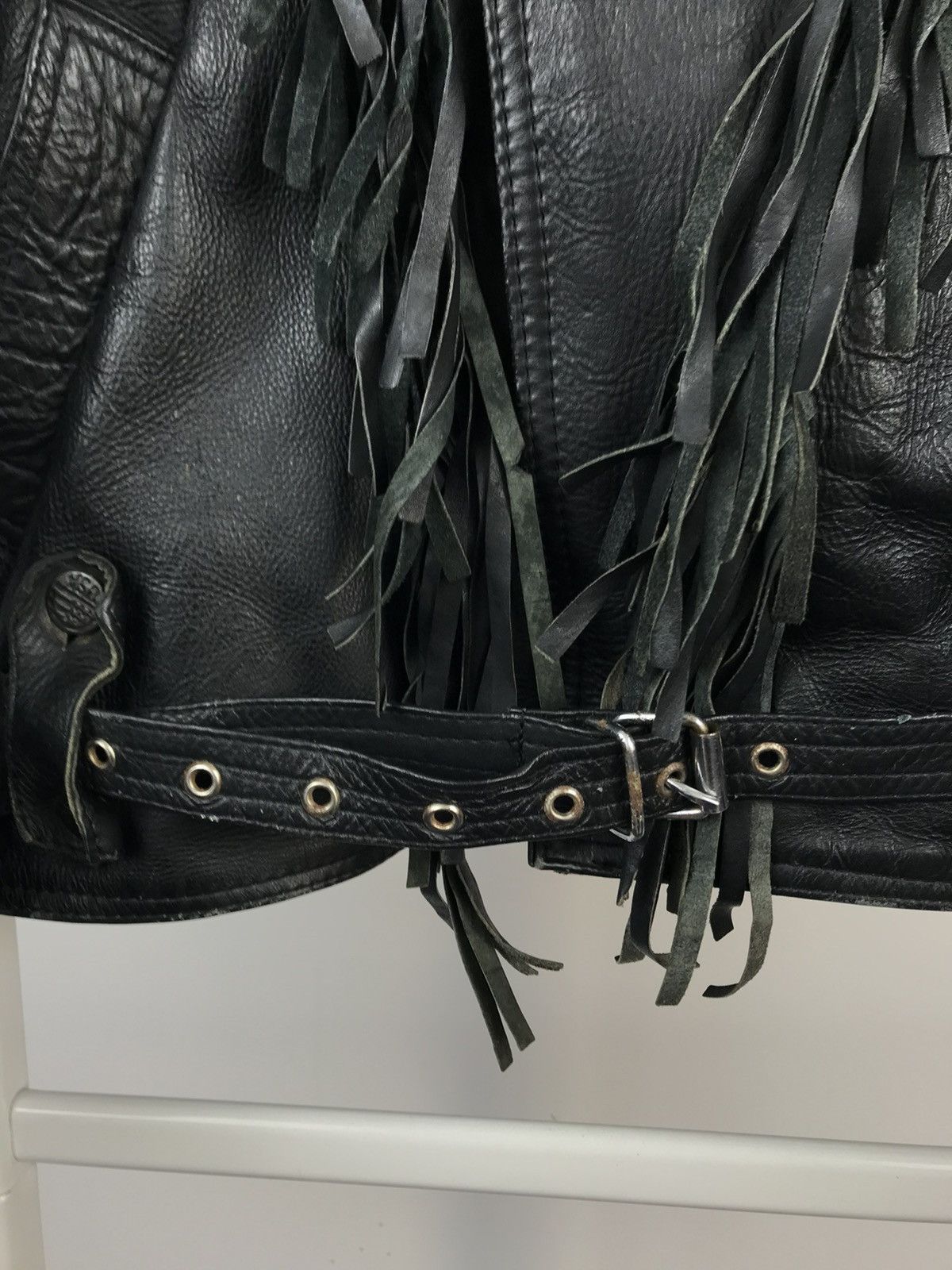 Vintage Vintage Real Leather Cowboy Biker Motorcycle Jacket Size US S / EU 44-46 / 1 - 8 Thumbnail