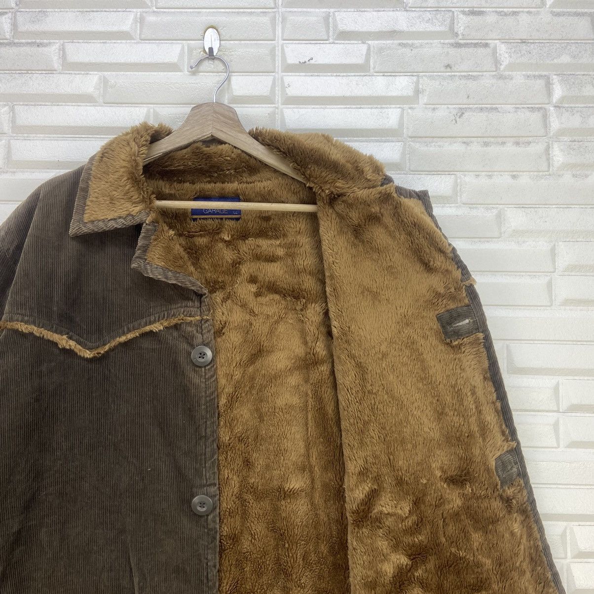 Japanese Brand Jeaning Garage Corduroy Sherpa Heavy Coat Size US XL / EU 56 / 4 - 15 Thumbnail