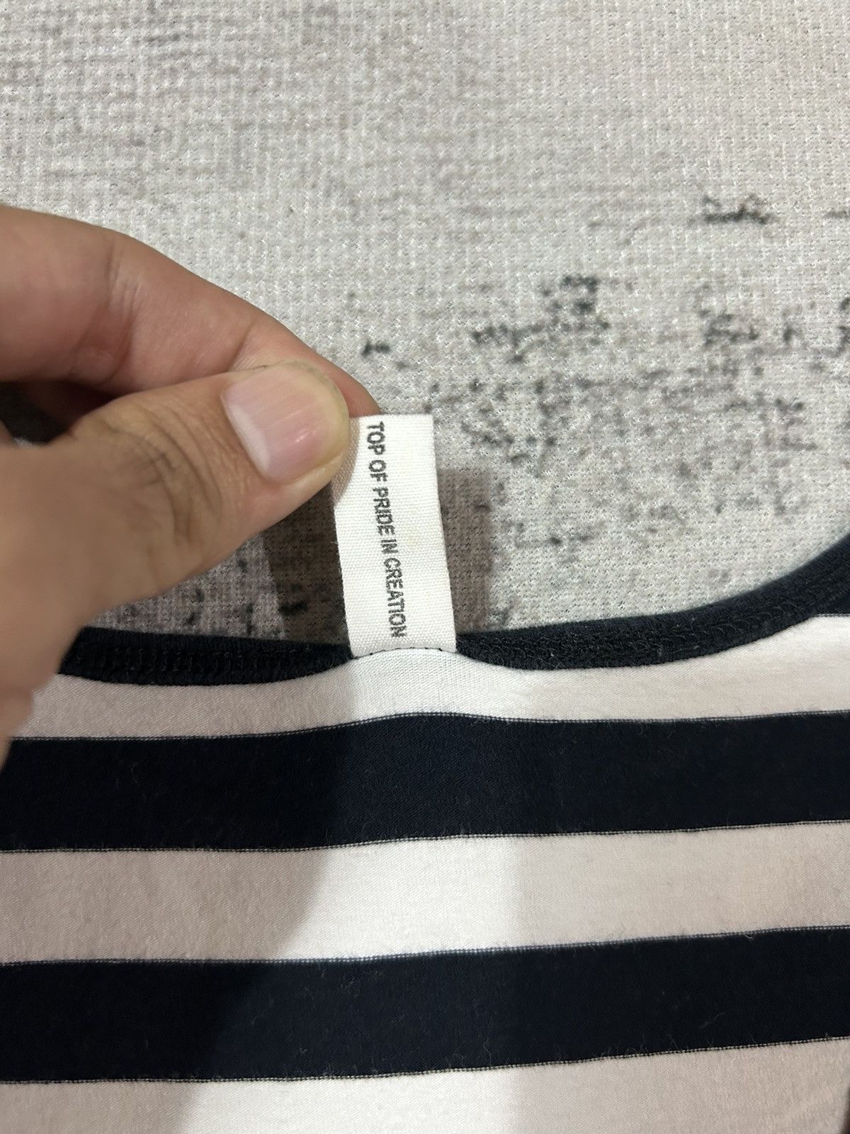 If Six Was Nine × Japanese Brand Gothic Y2k Japanese Poem Stripe Tshirt Size US M / EU 48-50 / 2 - 5 Thumbnail