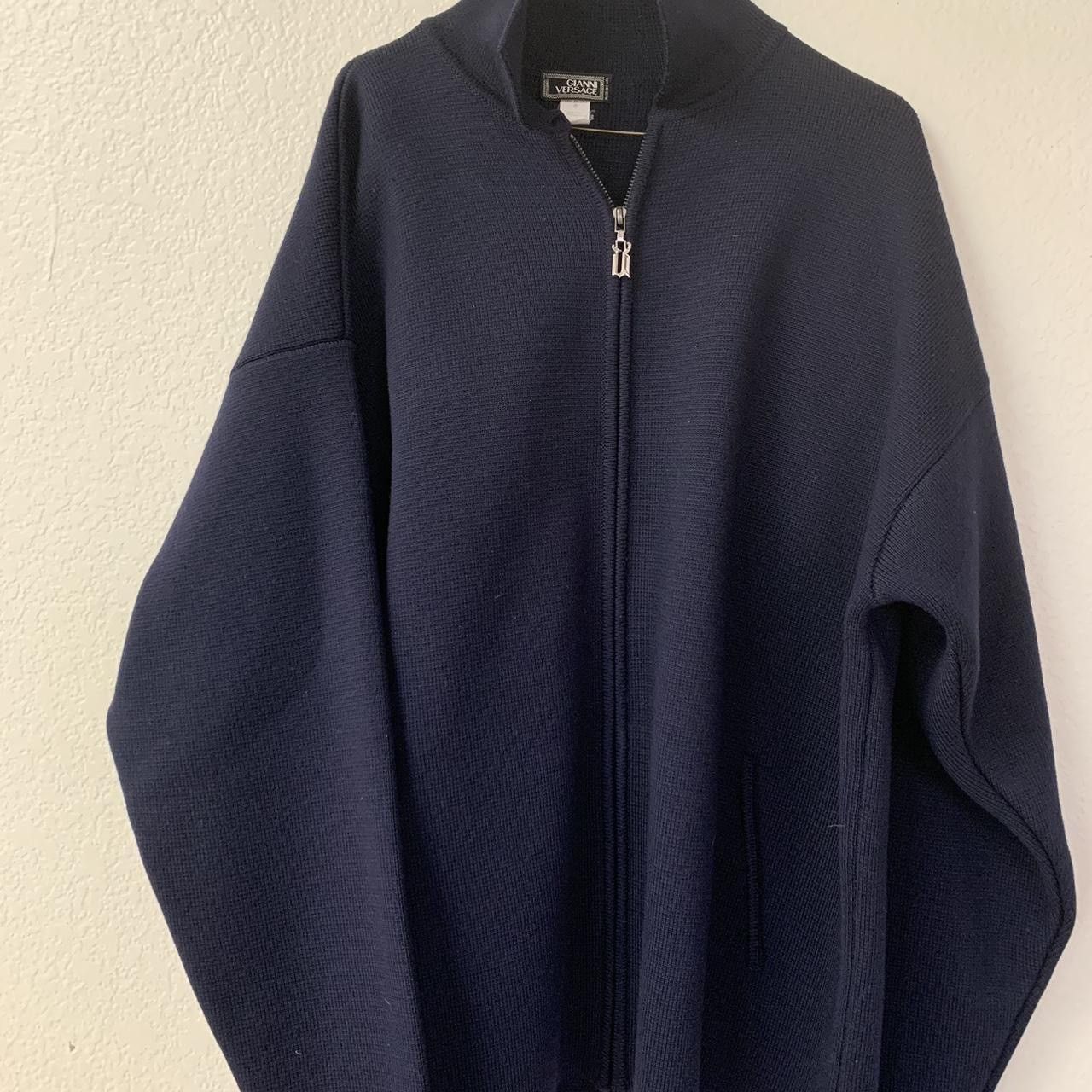 Versace Rare Gianni Versace La Medusa Versace Knit Jacket Size US L / EU 52-54 / 3 - 7 Thumbnail