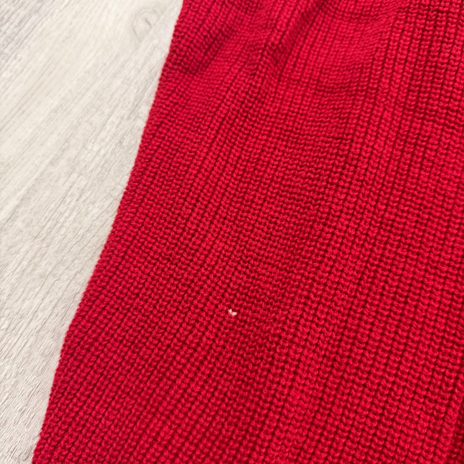 L.L. Bean Vintage LL Bean Fisherman Sweater Men's Extra Large Red 90s Size US XL / EU 56 / 4 - 3 Thumbnail