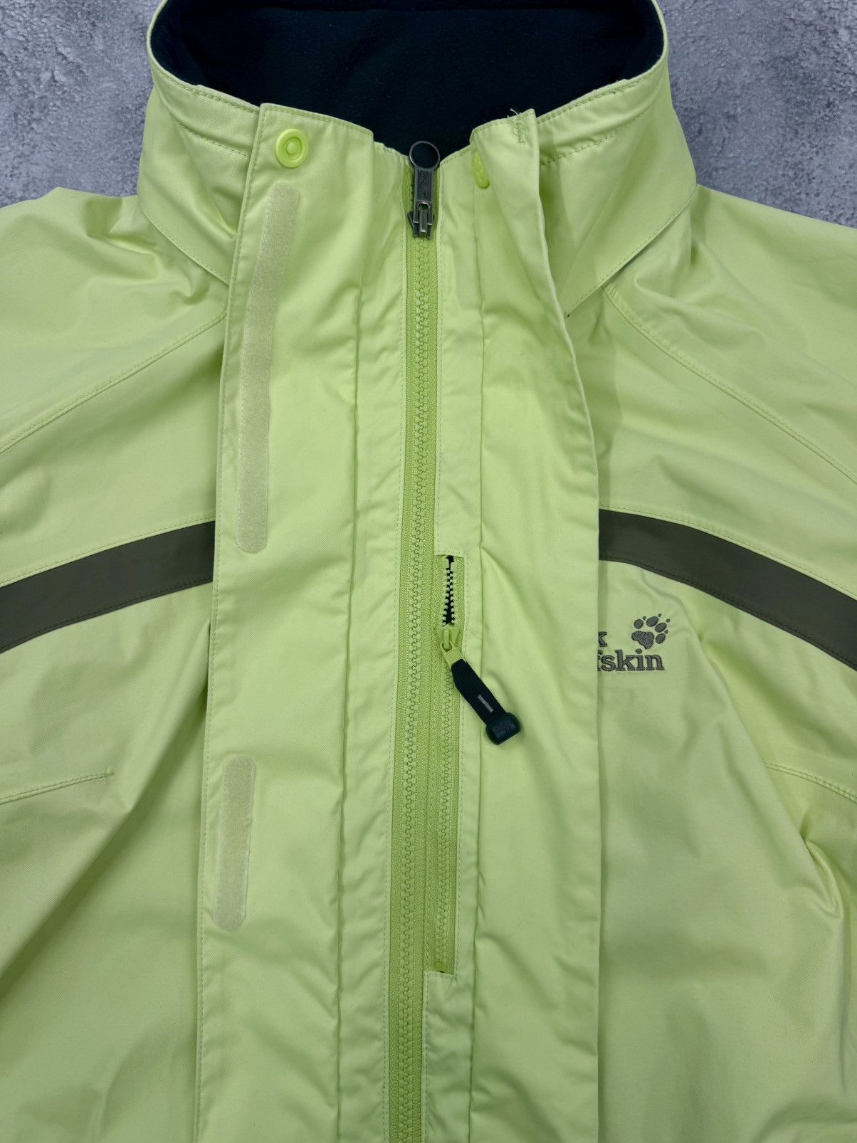 Jack Wolfskin Jack Wolfskin Women Outdoor Jacket Light Green Brown Size L / US 10 / IT 46 - 9 Thumbnail