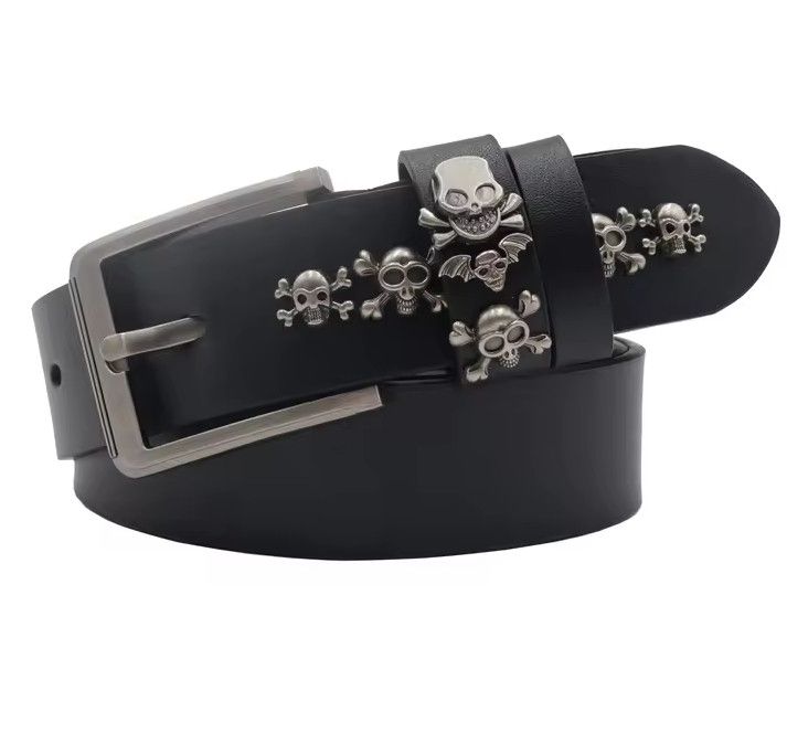 Japanese Brand × Vintage punk skull rivet belt Size ONE SIZE - 1 Thumbnail