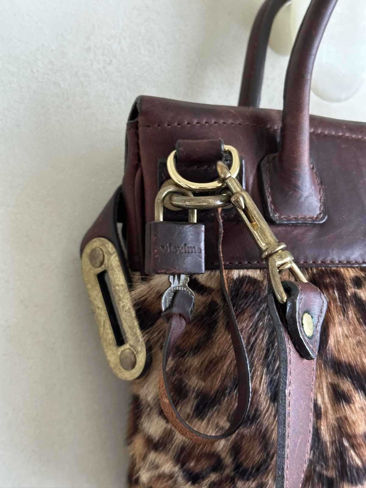 Visvim VISVIM MAIL SATCHEL XXS FR LEOPARD BAG Size ONE SIZE - 4 Thumbnail