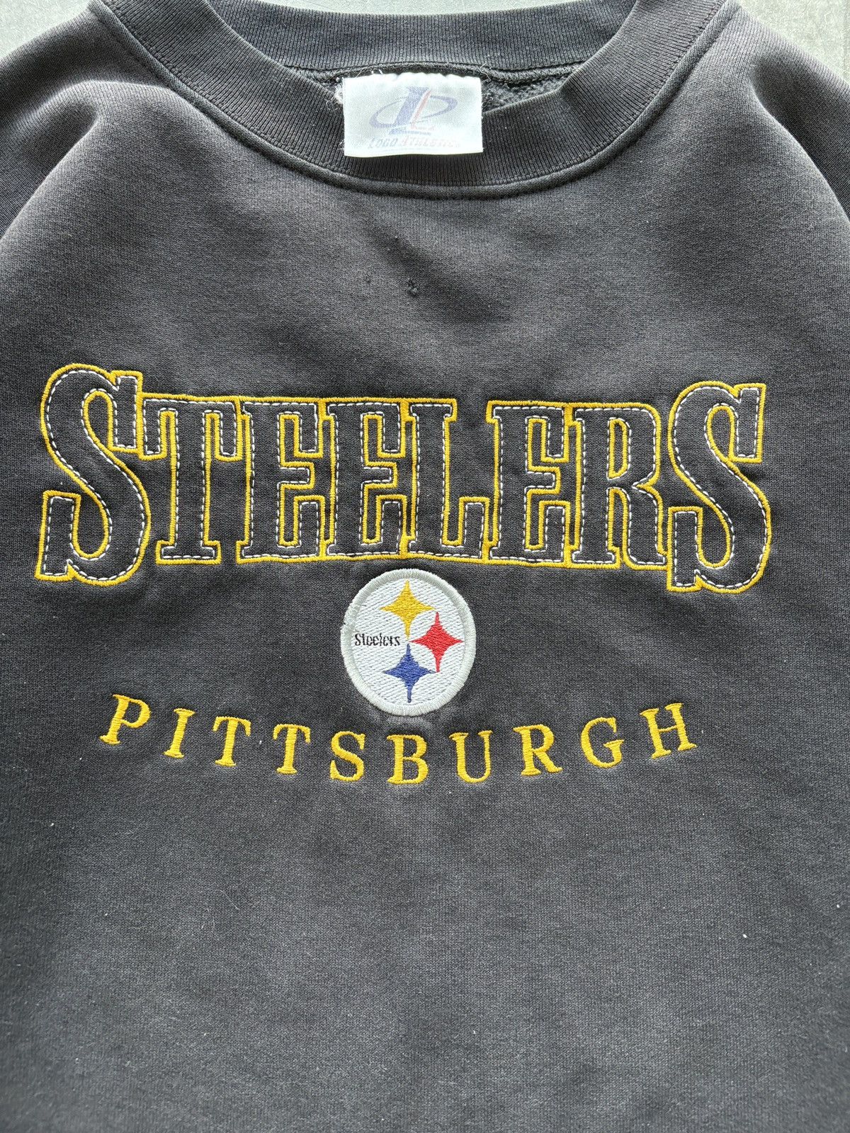 Logo Athletic Vintage 90s Pittsburgh Steelers Embroidered Sweatshirt Size US L / EU 52-54 / 3 - 2 Thumbnail
