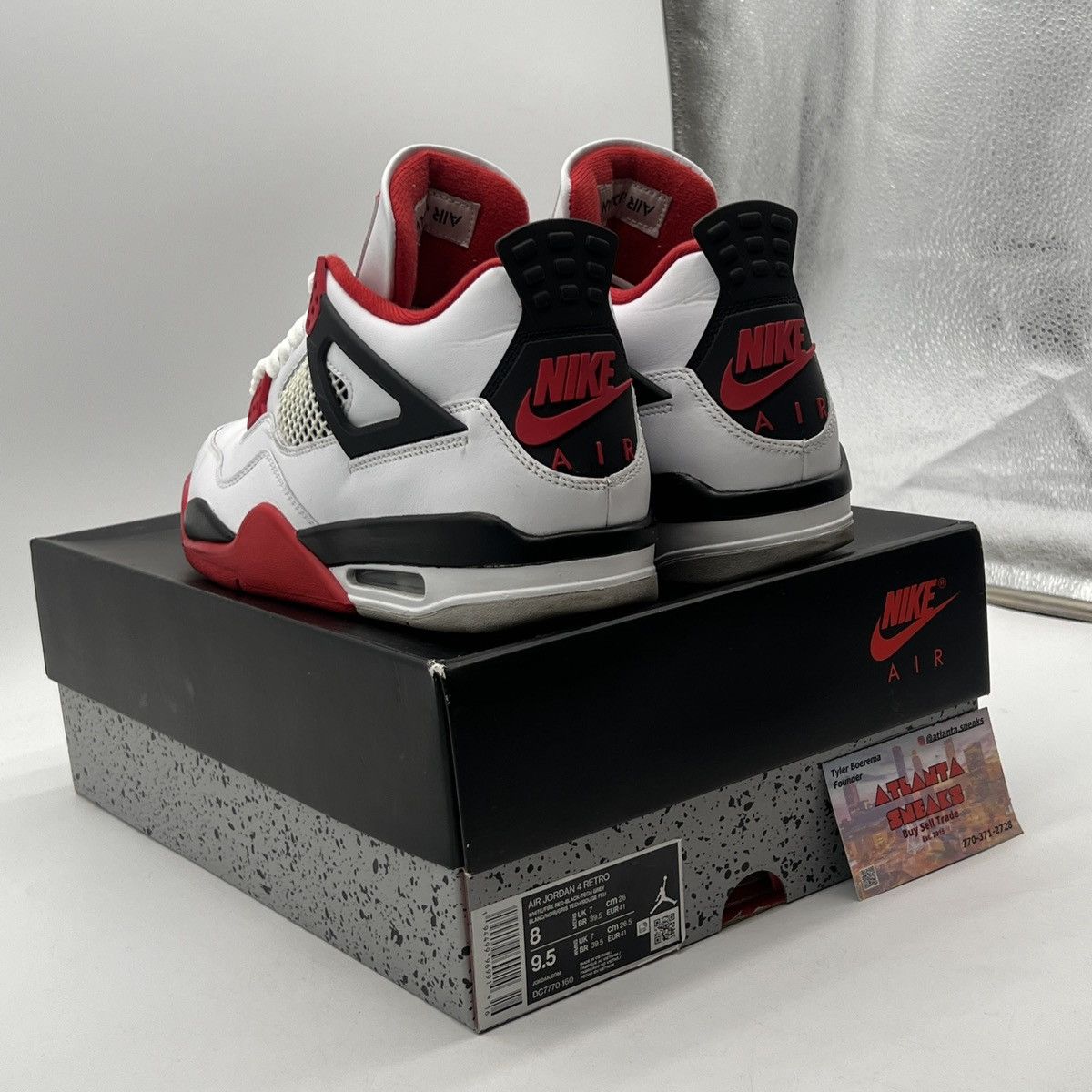 Jordan Brand Air Jordan 4 fire red Size US 8 / EU 41 - 4 Thumbnail