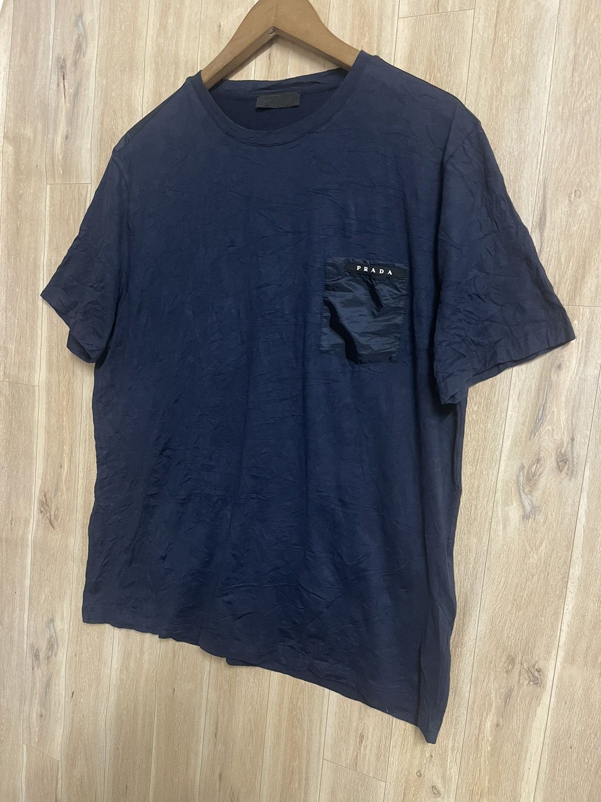 Prada Prada Re-Nylon Pocket Jersey T shirt XL Made in Romania Size US XL / EU 56 / 4 - 10 Thumbnail