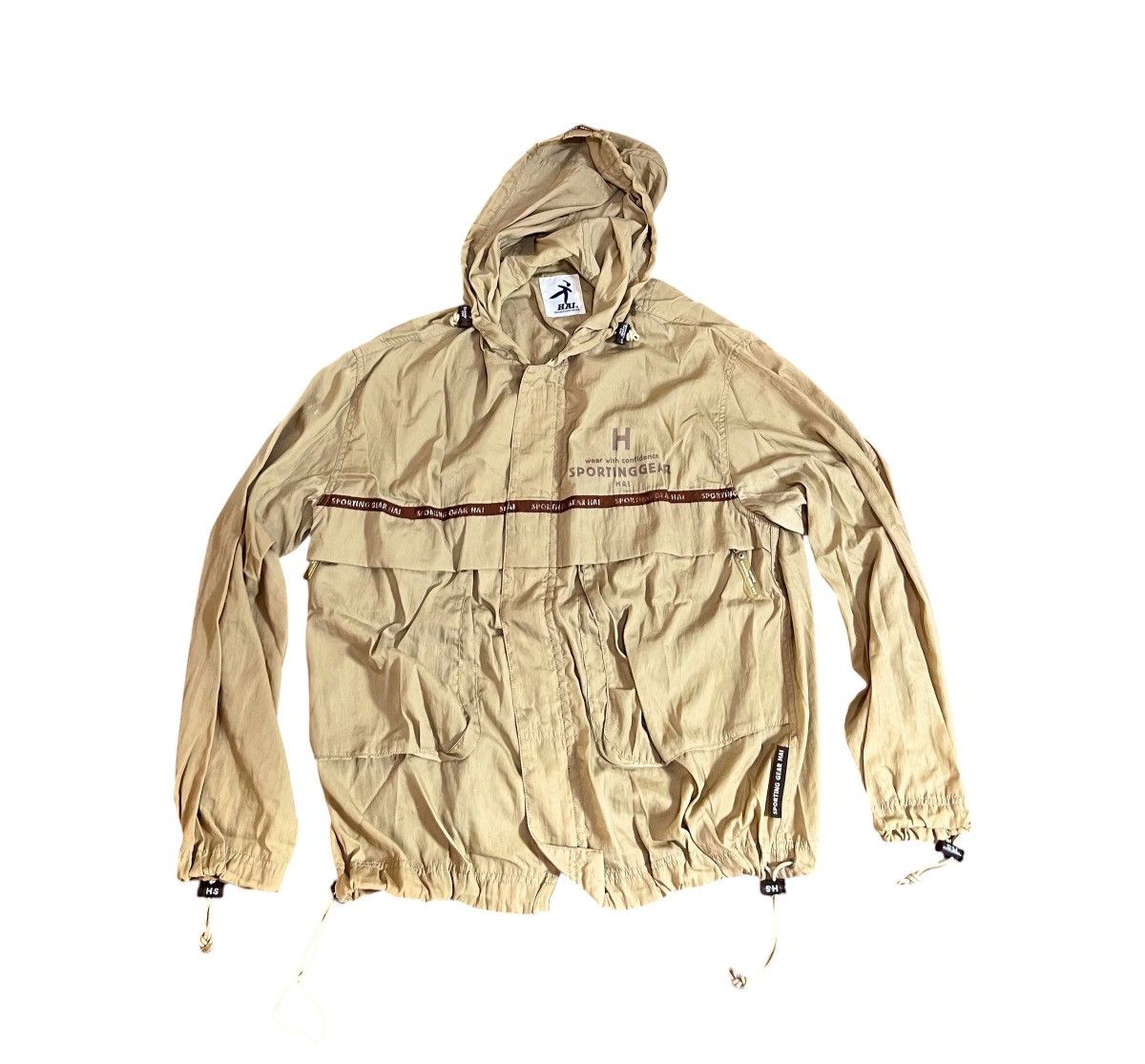 Hai Sporting Gear Vintage hai sporting gear flowy lightweight hooded jacket Size US L / EU 52-54 / 3 - 1 Thumbnail