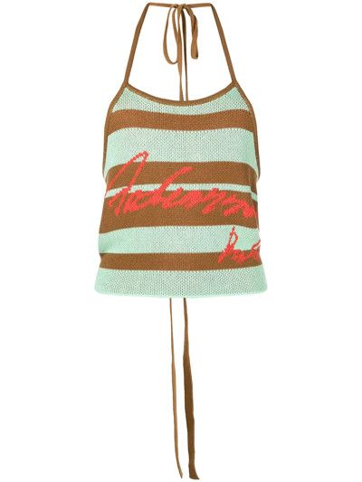 Andersson Bell o1mle1224 Halter Knit Top in Multicolor Size M / US 6-8 / IT 42-44 - 1 Thumbnail