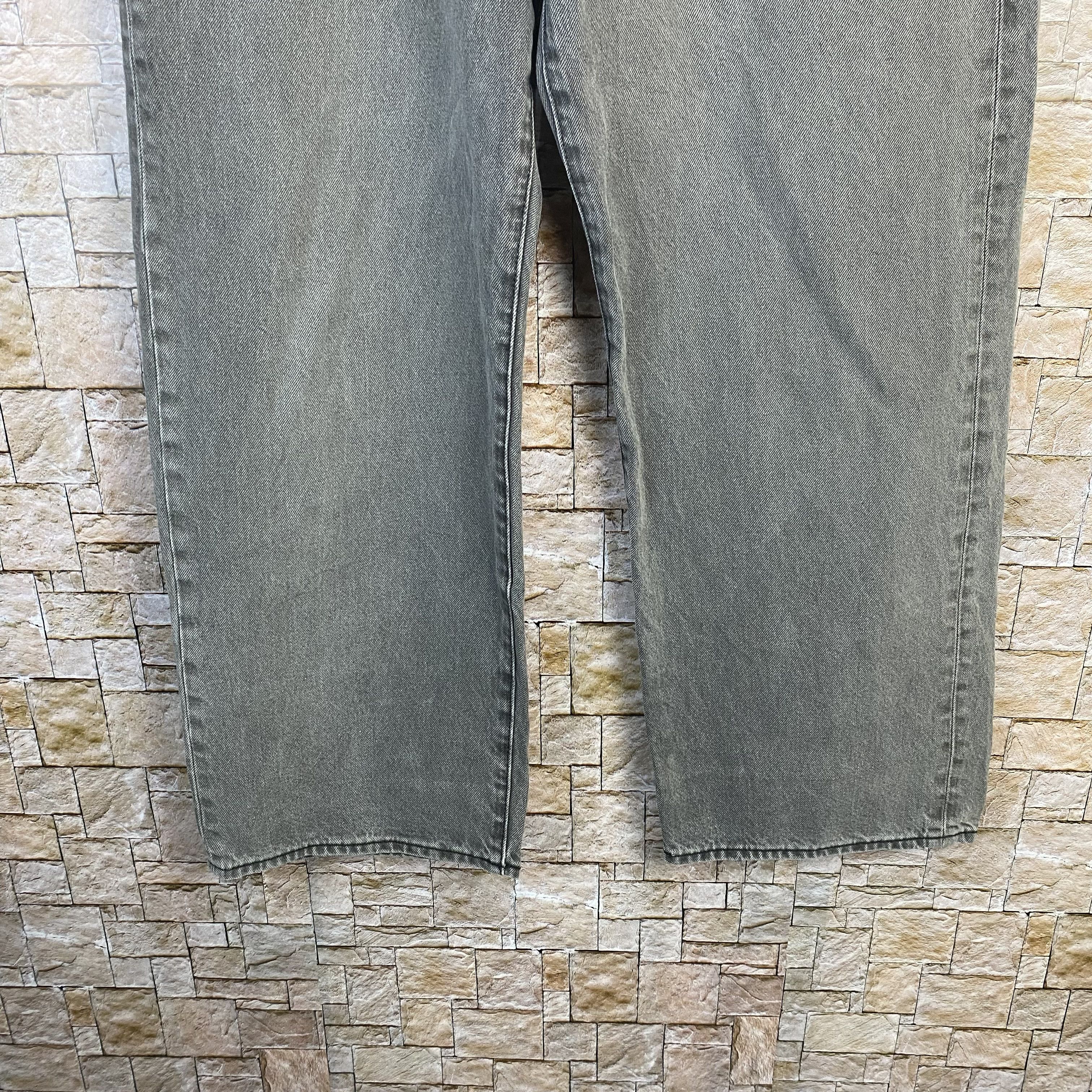 Japanese Brand GU japan grey Denim vintage Pants #7594 Size US 34 / EU 50 - 7 Thumbnail