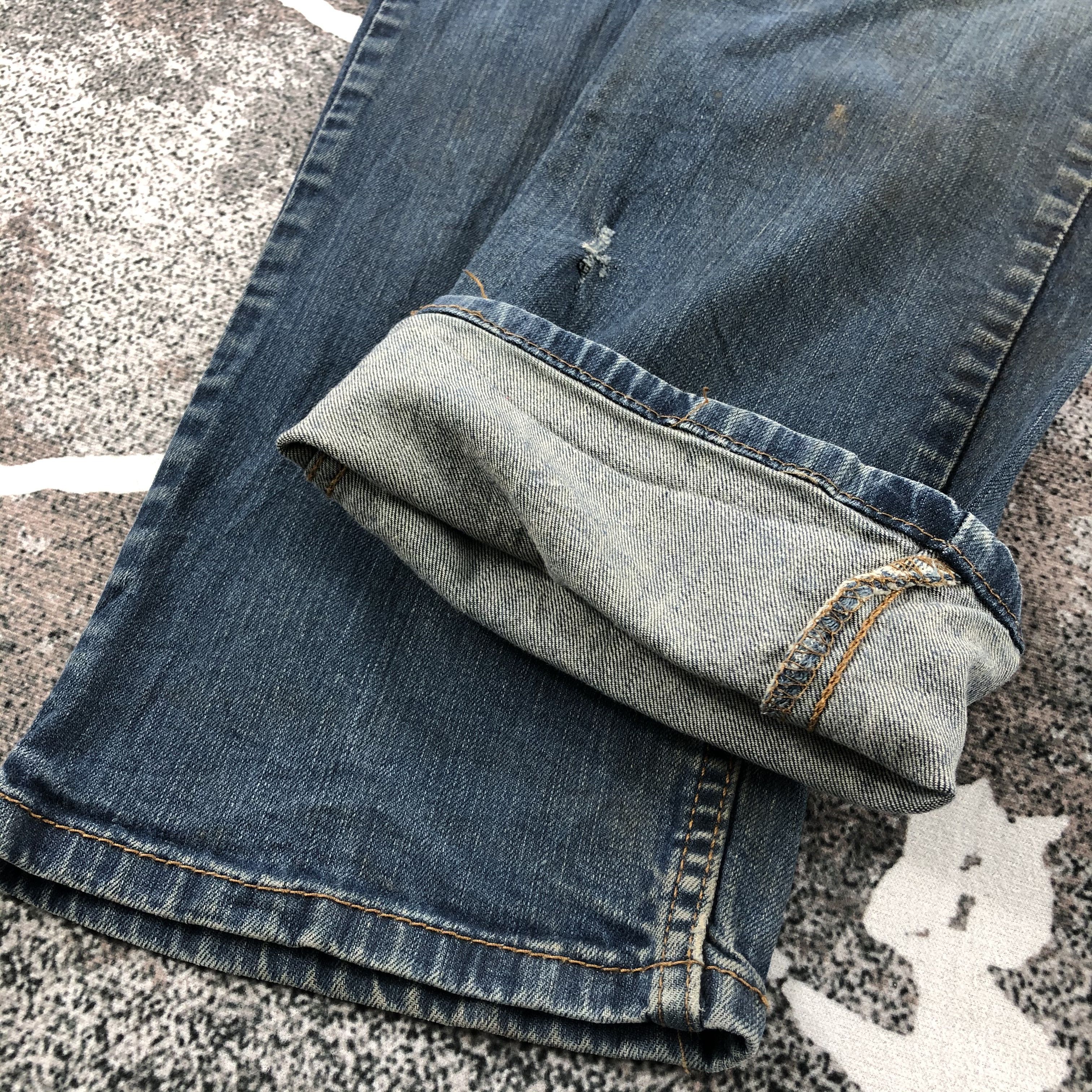 Levi's Vintage Levis 514 Jeans Dirty Blue Wash Denim KJ569 Size US 32 / EU 48 - 6 Thumbnail