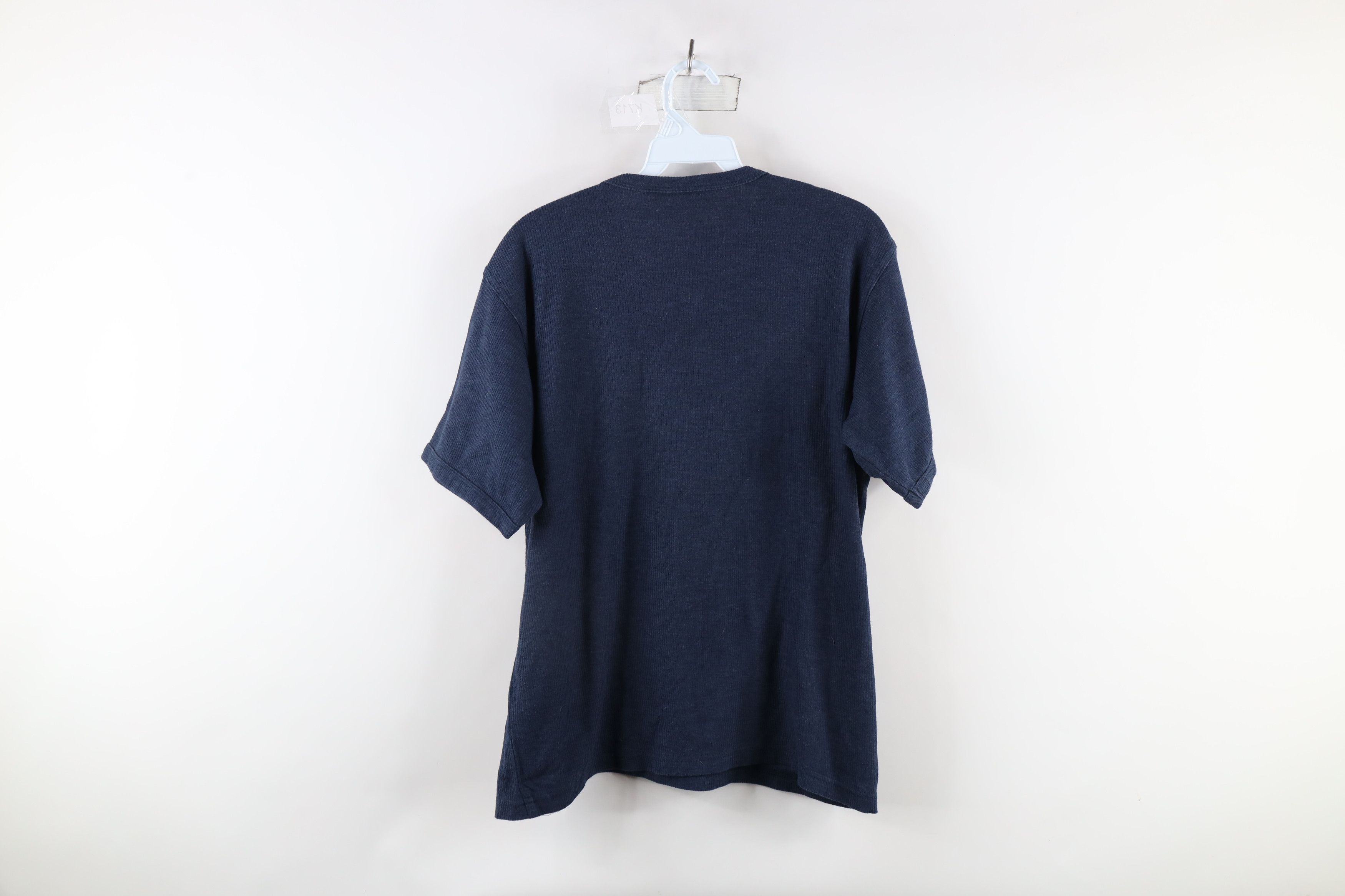 Vintage Vintage 90s Streetwear Knit Short Sleeve Ringer T-Shirt Size US L / EU 52-54 / 3 - 6 Thumbnail