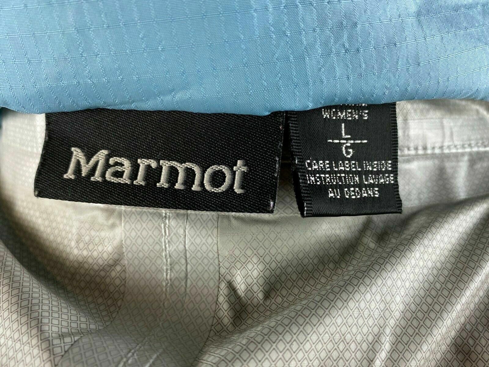 Marmot Marmot Blue Full Zip Hooded Nylon Hiking Jacket Size L Size L / US 10 / IT 46 - 11 Thumbnail