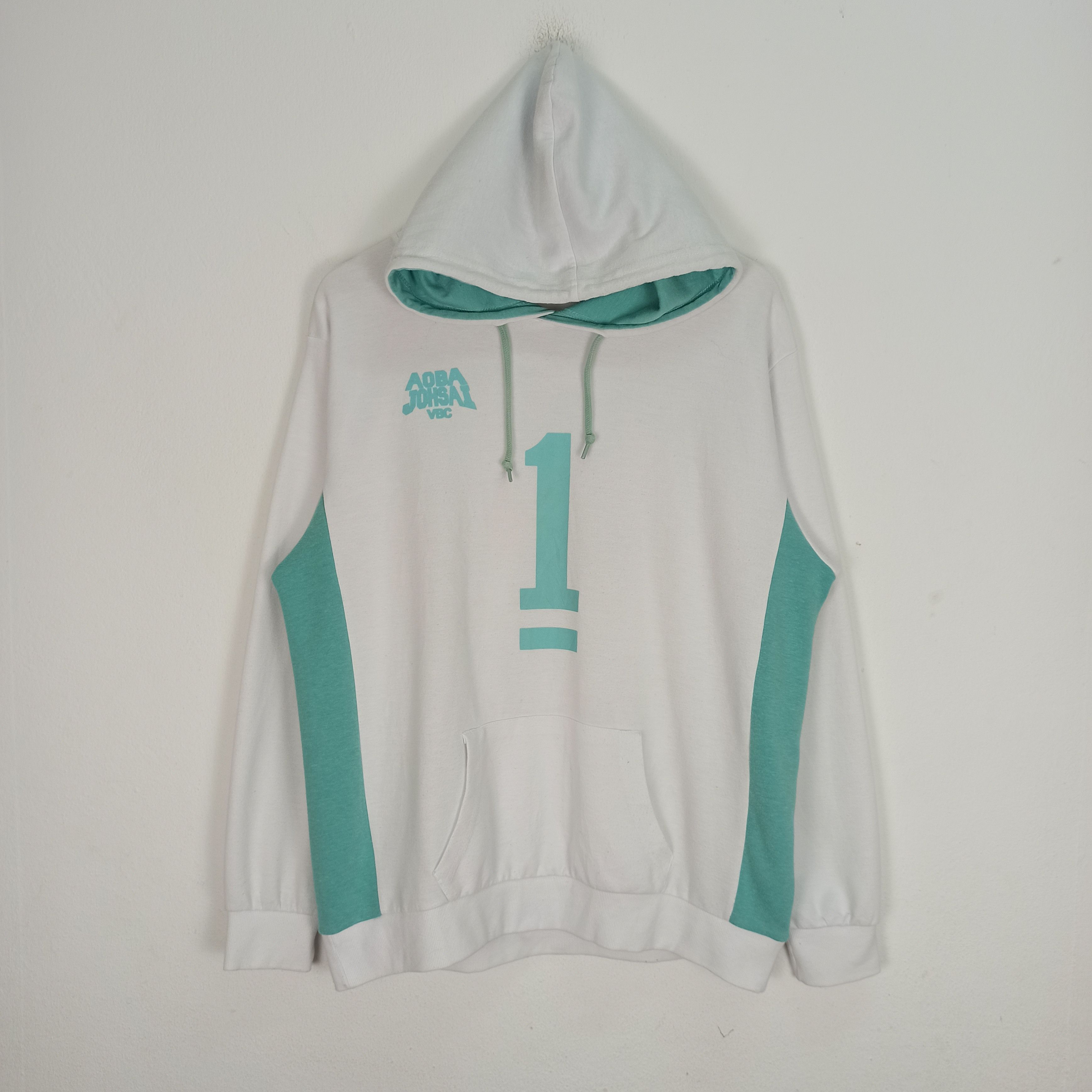 Anime 🔥STEALS🔥 RARE ANIME AOBA JOHSAI VBC HIGH SCHOOL HOODIE Size US L / EU 52-54 / 3 - 1 Thumbnail