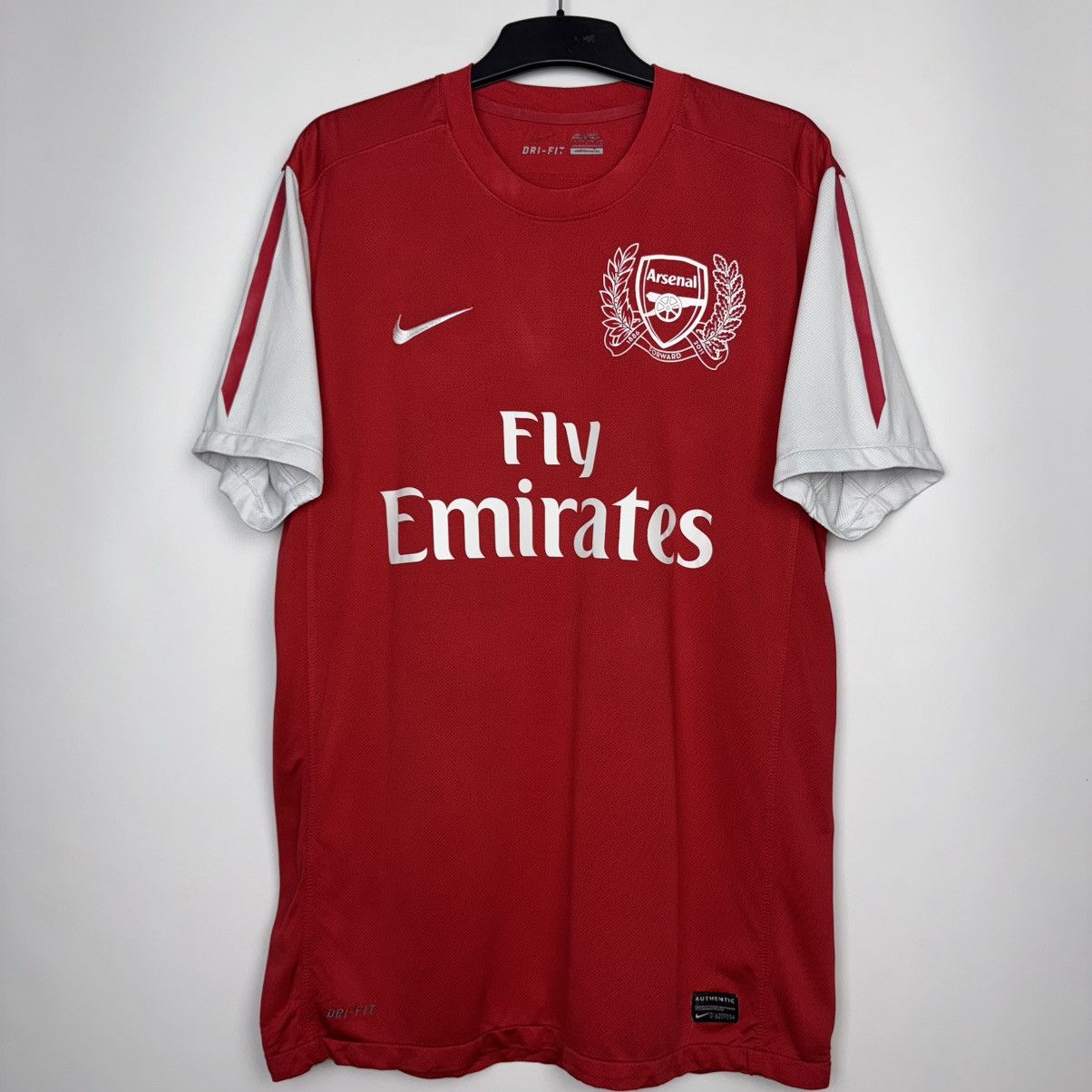 Nike ARSENAL LONDON 2011 2012 HOME FOOTBALL SHIRT SOCCER NIKE Size US L / EU 52-54 / 3 - 1 Thumbnail