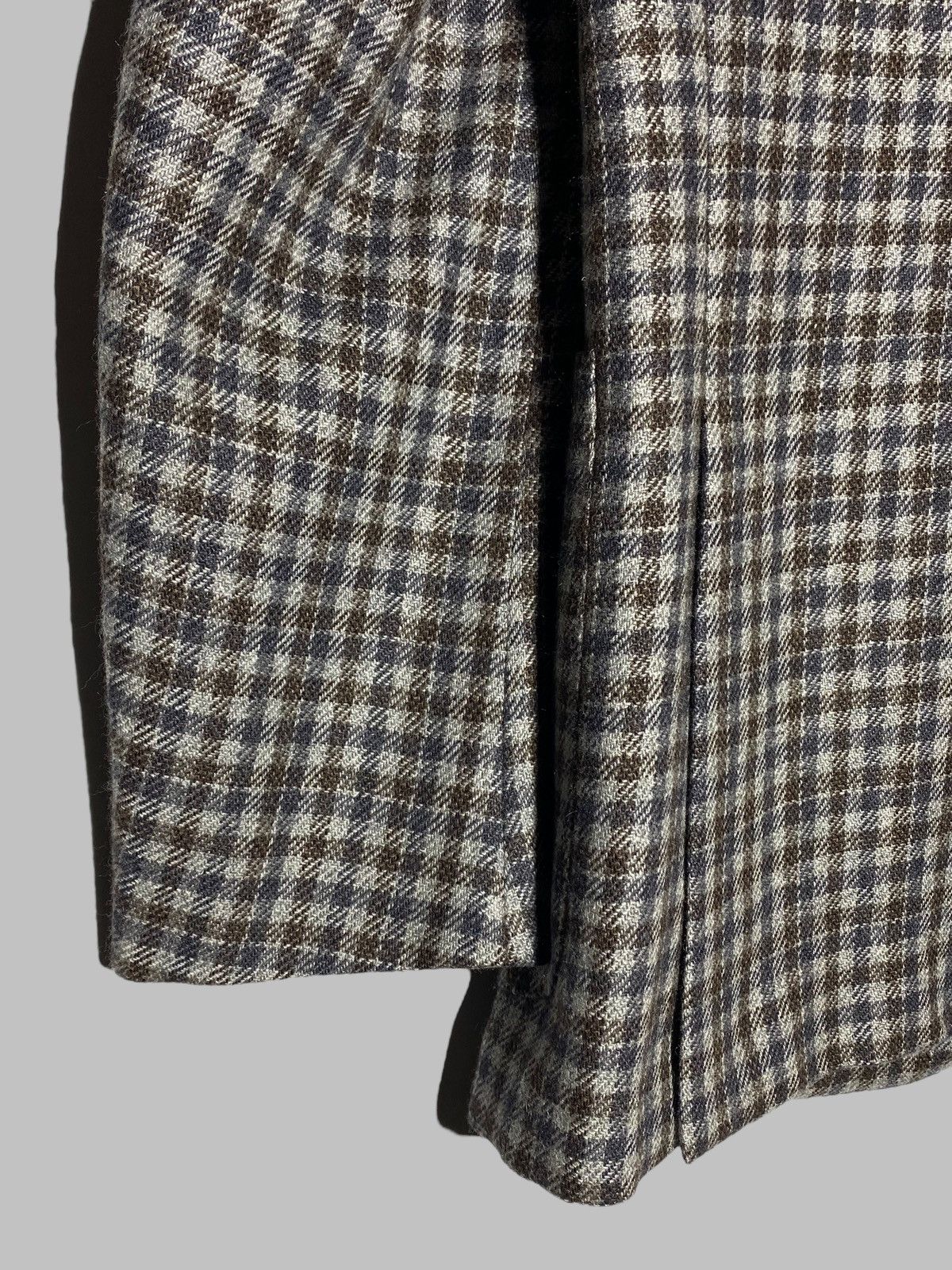 Ermenegildo Zegna Ermenegildo Zegna Soft-Constructed Checked Cashmere Blazer Size 48R - 21 Thumbnail