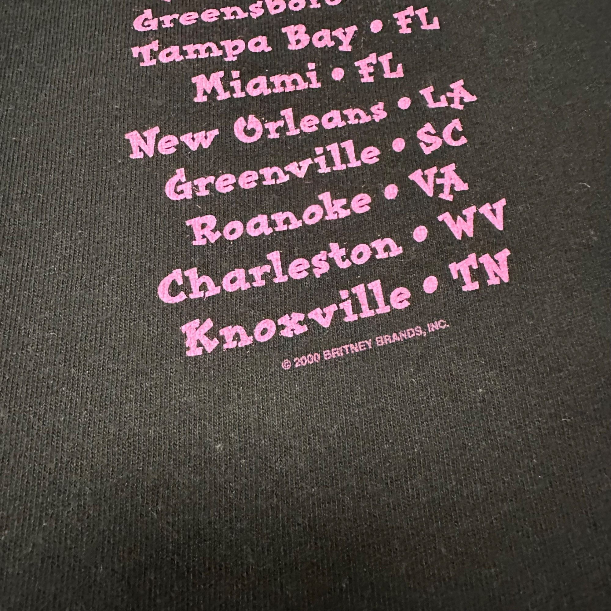 Band Tees × Vintage Vintage 2000 Britney Spears Tour Cutoff Shirt Size US M / EU 48-50 / 2 - 4 Thumbnail