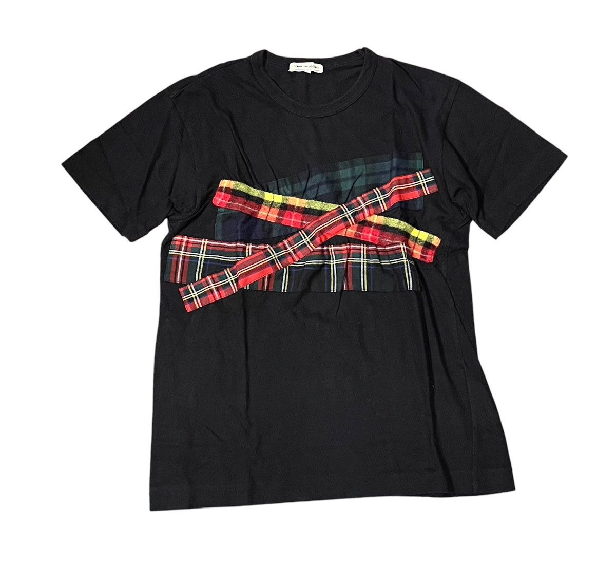 Comme des Garcons Comme des garcons AD2008 patchwork black tee Size US M / EU 48-50 / 2 - 1 Thumbnail