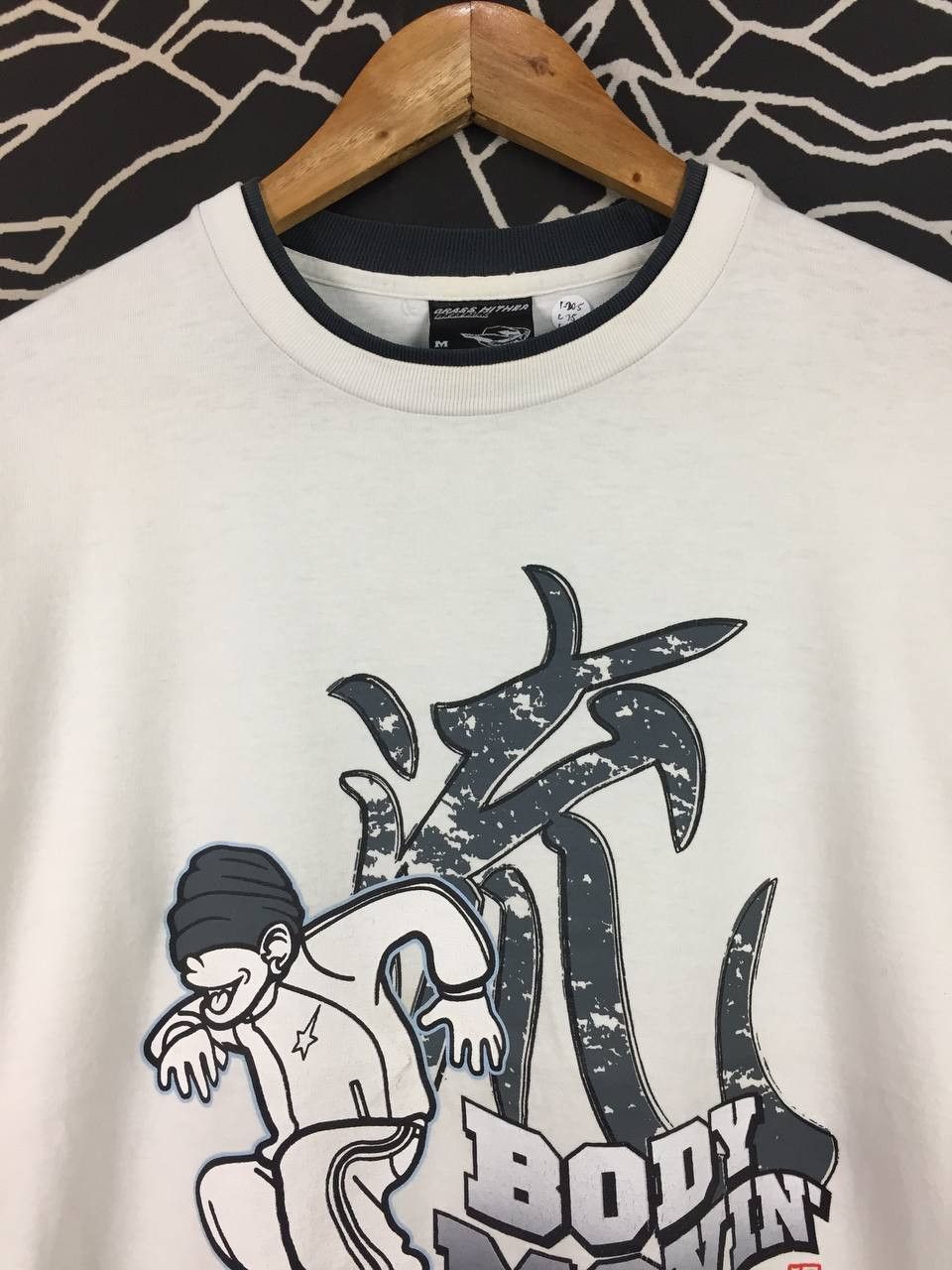 Vintage Vtg Grass Hither Mark "Body Movin" Long Sleeve Tee Size US M / EU 48-50 / 2 - 3 Thumbnail