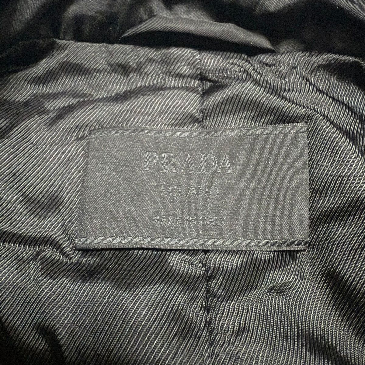Prada Black Prada Nylon Overcoat Size US L / EU 52-54 / 3 - 9 Thumbnail