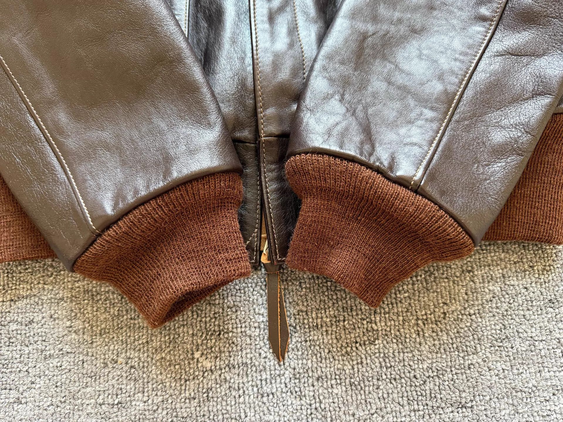Other real McCoy A2 Horsehide 36 Lightly Used Size XS / US 0-2 / IT 36-38 - 8 Thumbnail