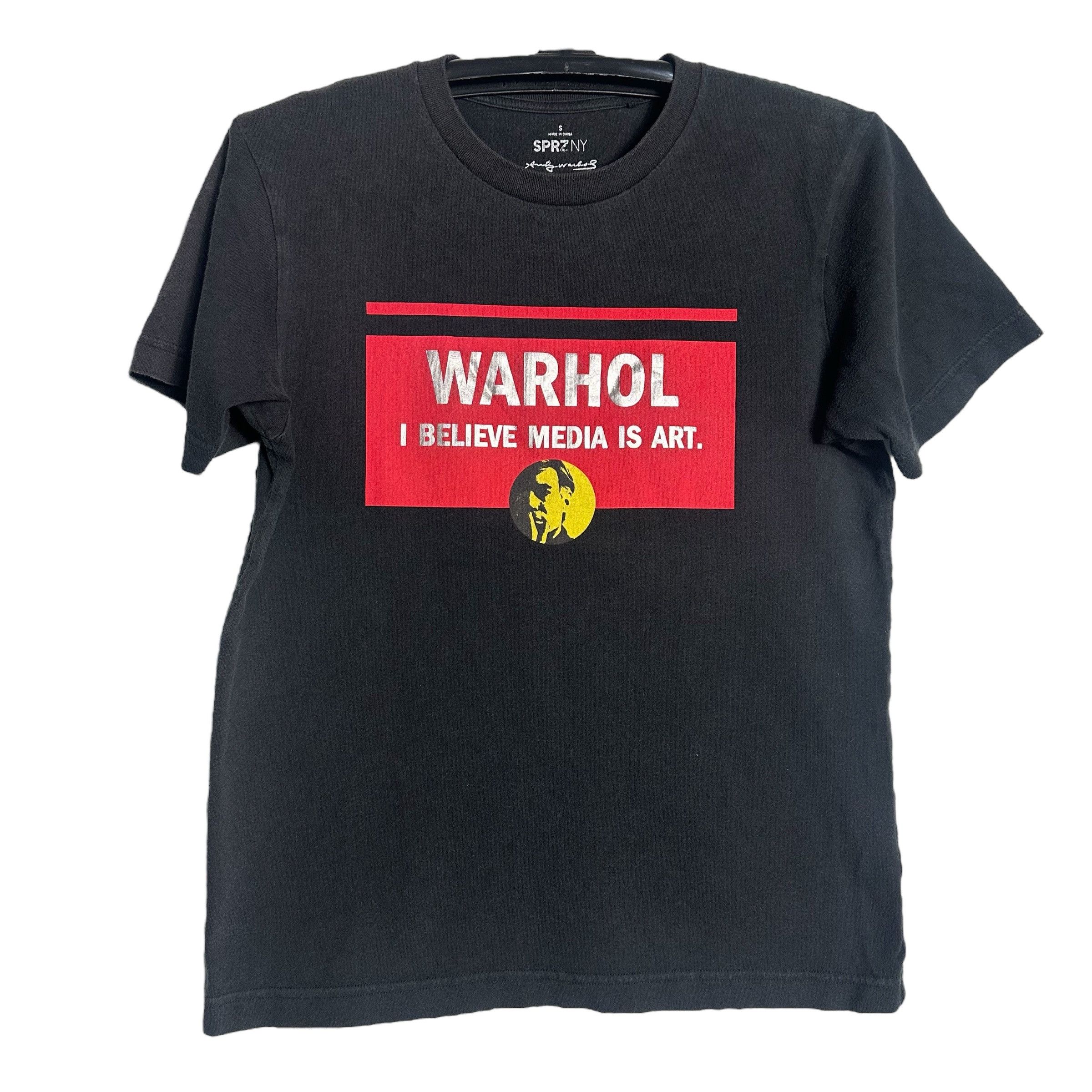 Andy Warhol × Uniqlo 🔥RARE🔥Andy Warhol I Believe Media Is Art T-shirt Size US M / EU 48-50 / 2 - 1 Thumbnail