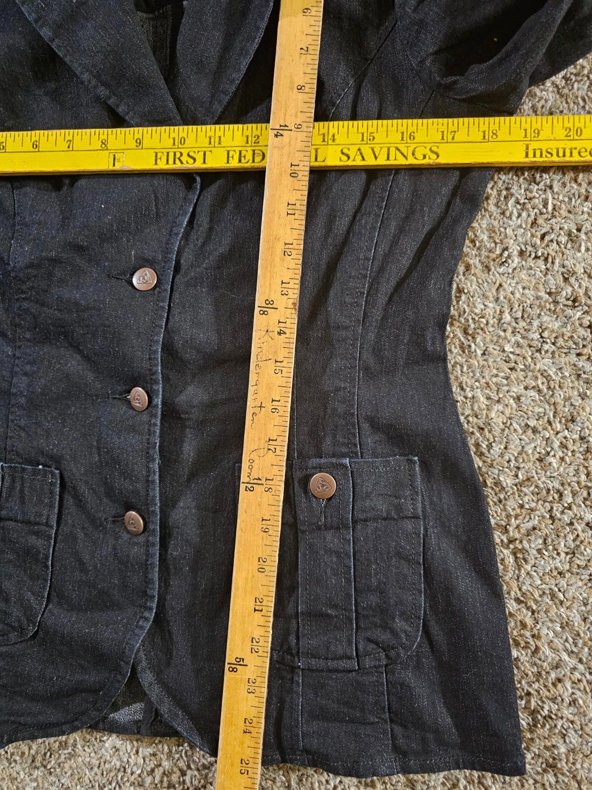 Jockey Jockey person to person Gray Black denim jacket 3 button S Size S / US 4 / IT 40 - 6 Thumbnail