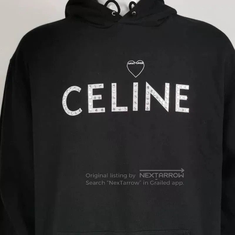 Celine Celine Cotton Logo Hoodie S Size. Size US S / EU 44-46 / 1 - 3 Thumbnail