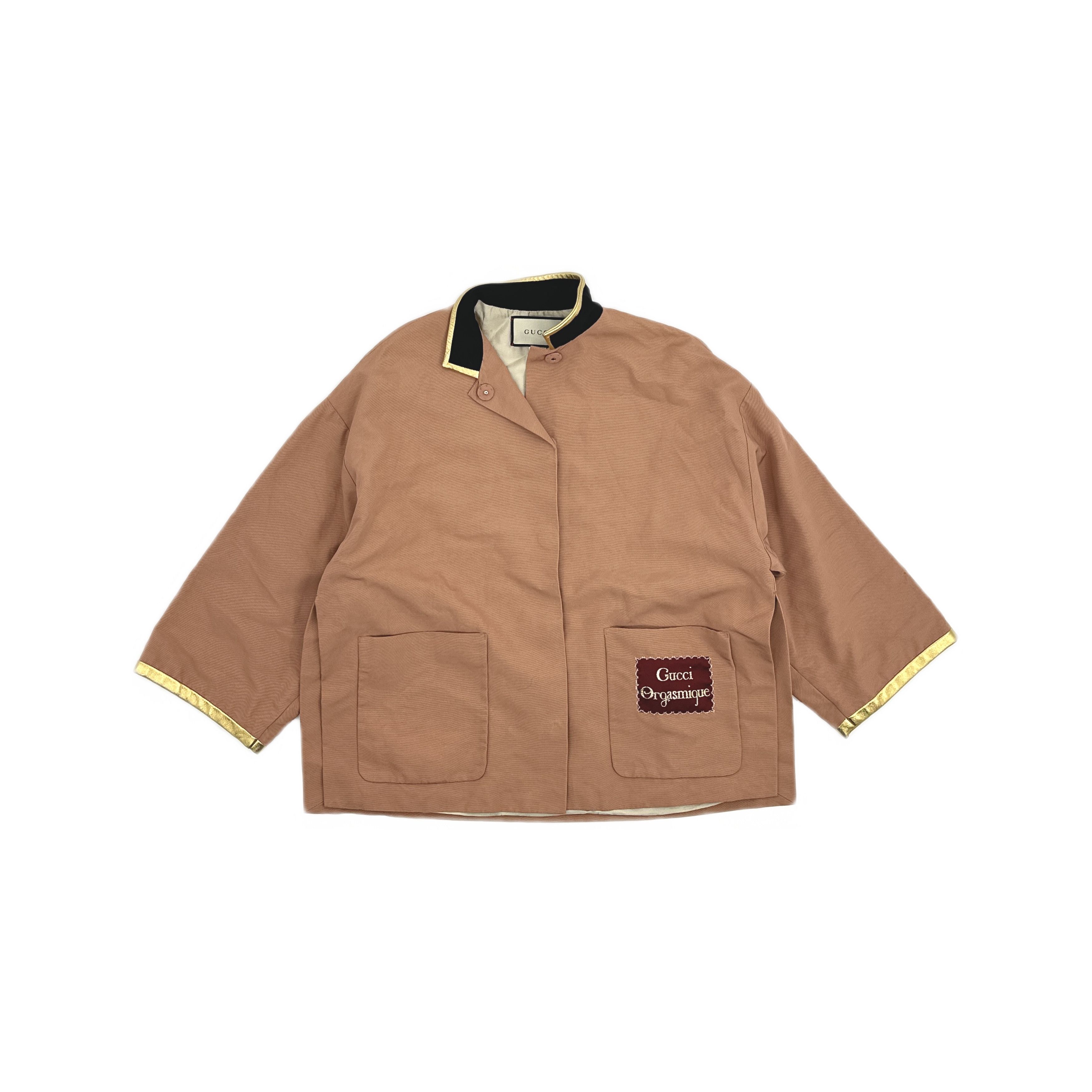Gucci Gucci Orgasmique Logo Patch Jacket Pink Size 42 Size M / US 6-8 / IT 42-44 - 1 Thumbnail