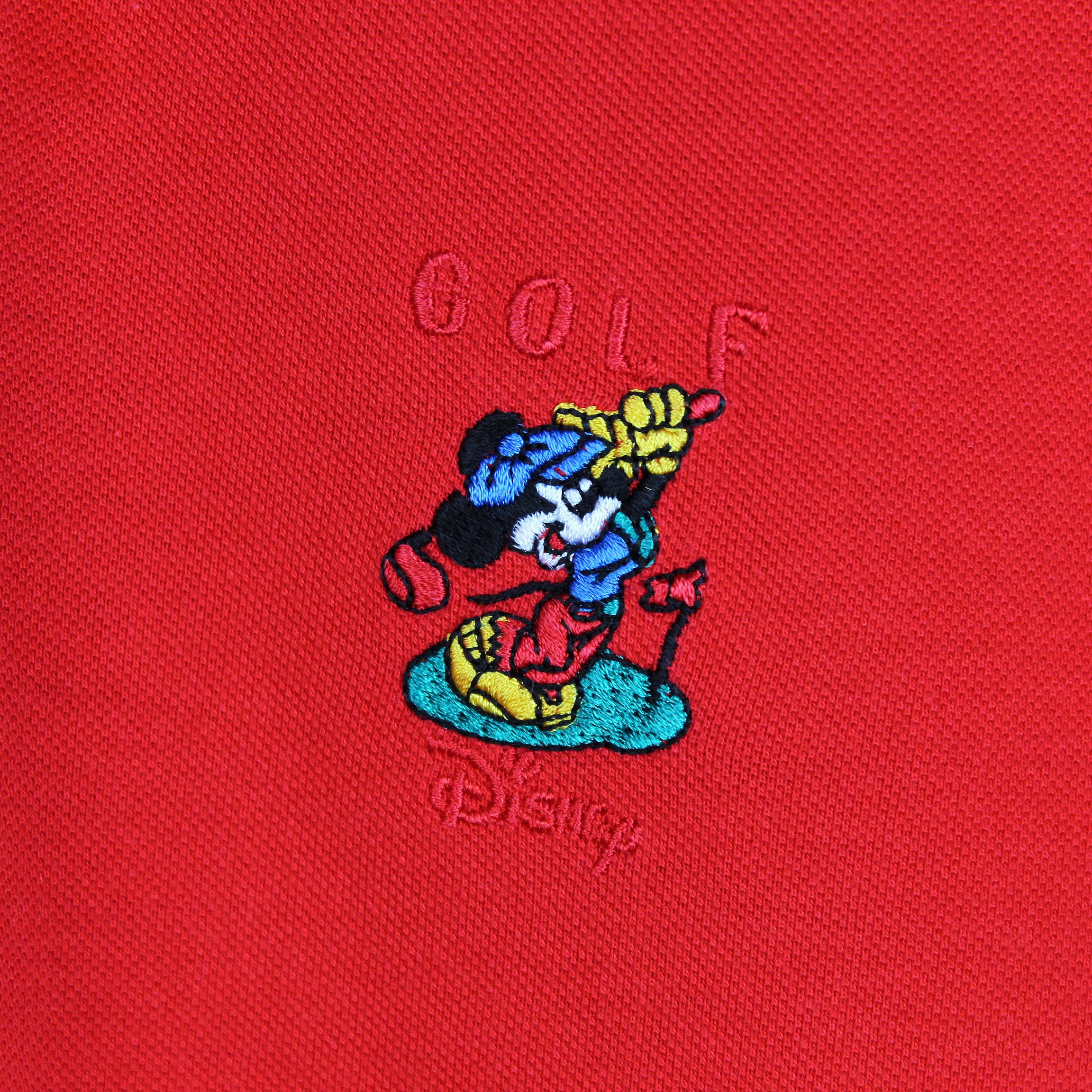 Disney 90s vintage Disney Golf polo t-shirt tshirt Mickey Mouse OG Size US XL / EU 56 / 4 - 4 Thumbnail