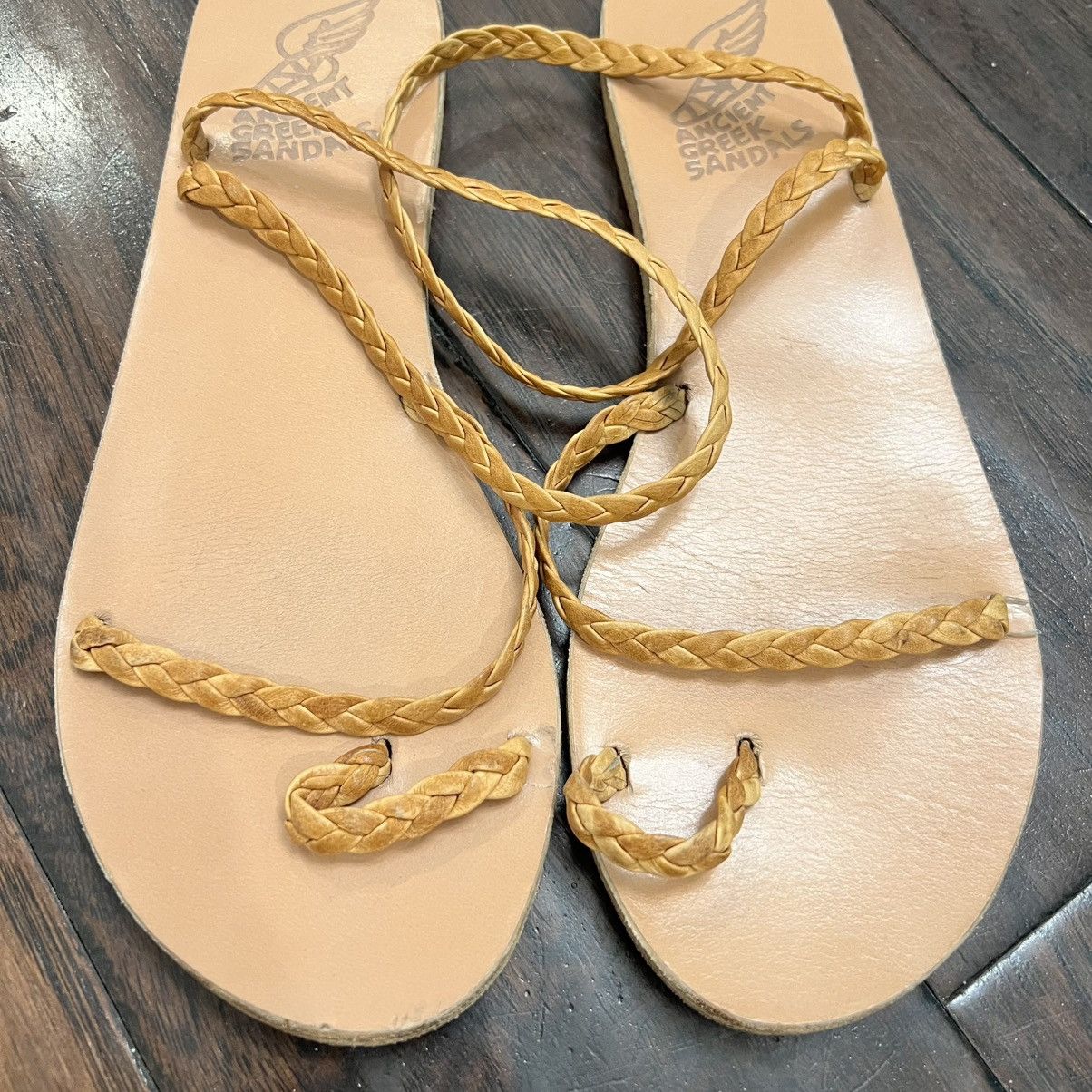 Ancient Greek Sandals Accident Greek Sandals Women Shoes Size US 9.5 / IT 39.5 - 2 Thumbnail