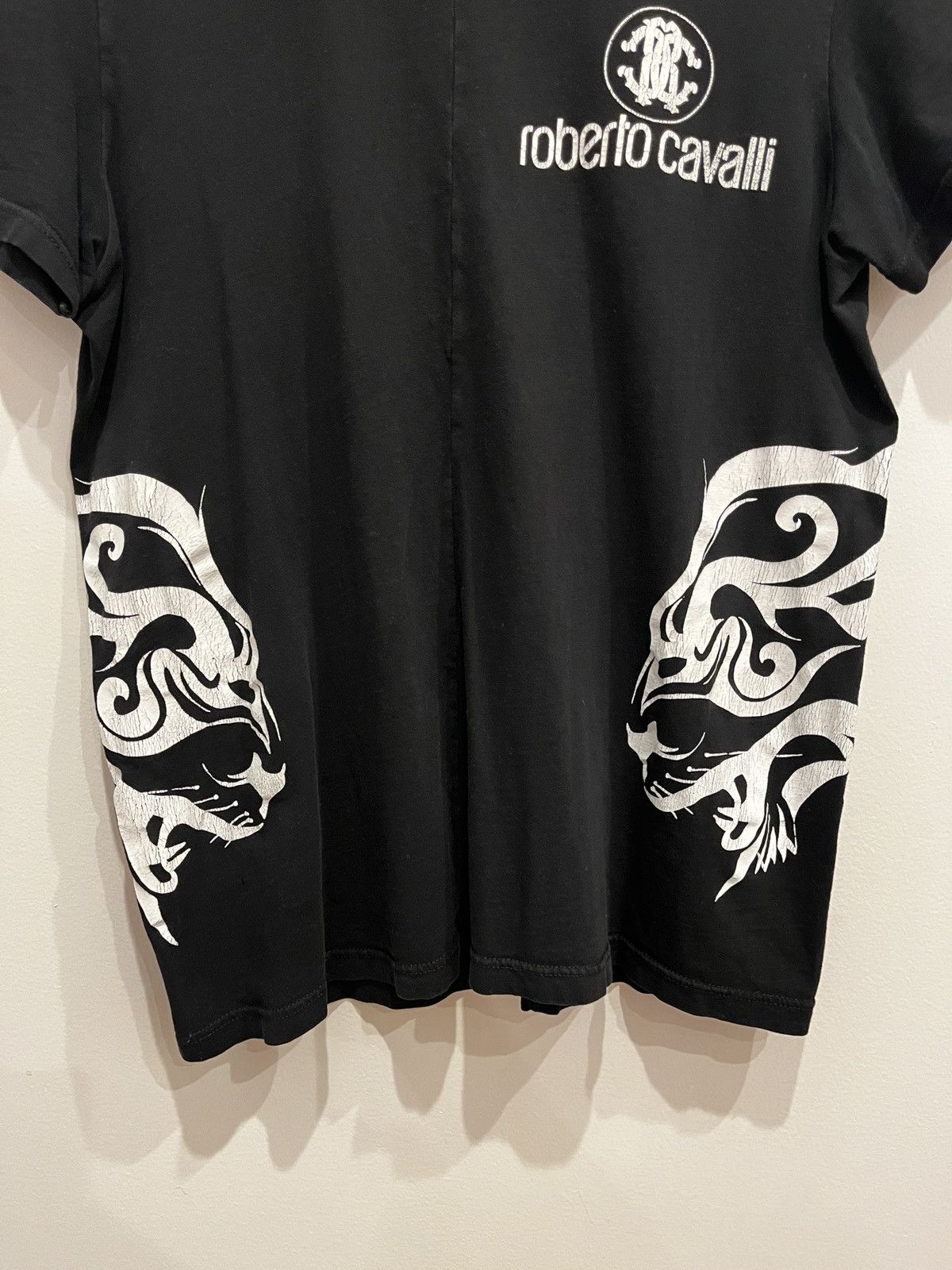 Roberto Cavalli Y2K Roberto Cavalli Cropped T Shirt (unisex) Size US S / EU 44-46 / 1 - 7 Thumbnail