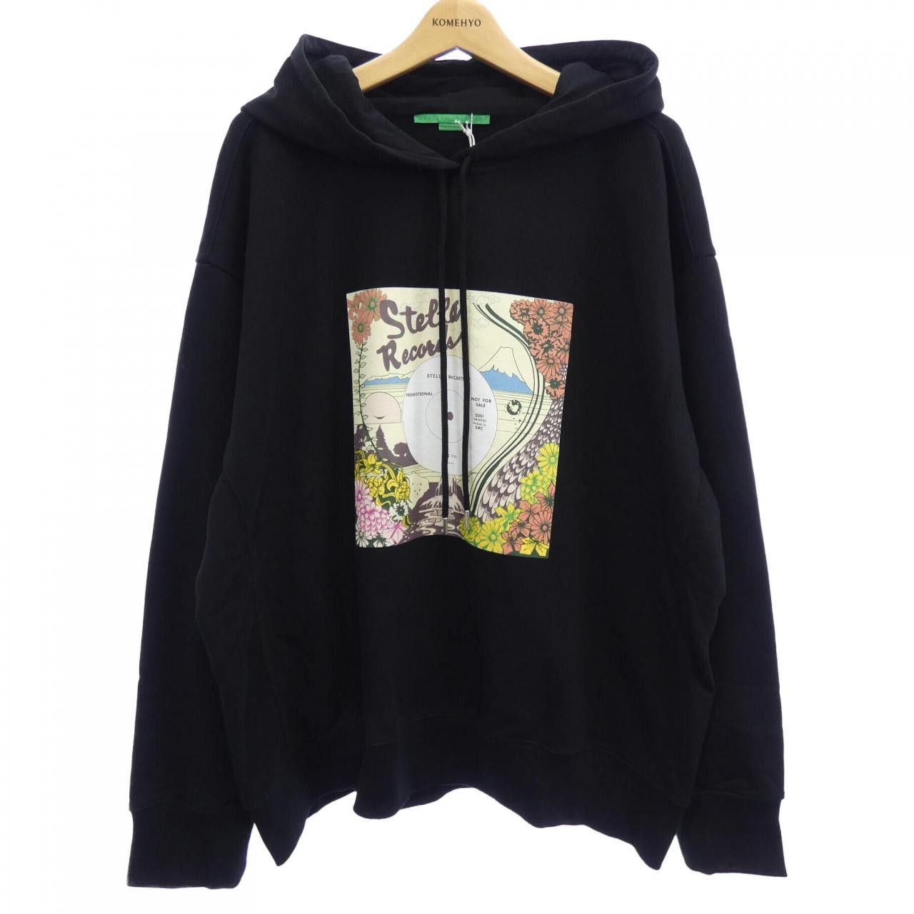 Stella McCartney Stella Mccartney Stella McCartney Record Hoodie Cotton Sweatshirts & Hoodies DUTY FREE for USA Size ONE SIZE - 1 Thumbnail