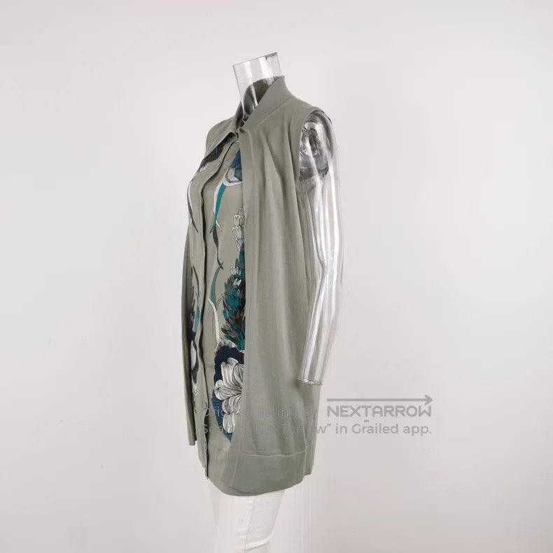 Hermes Hermes Pure Cotton and Wool Single Button Sleeveless Dress Size XXS / US 00 / IT 34 - 6 Thumbnail
