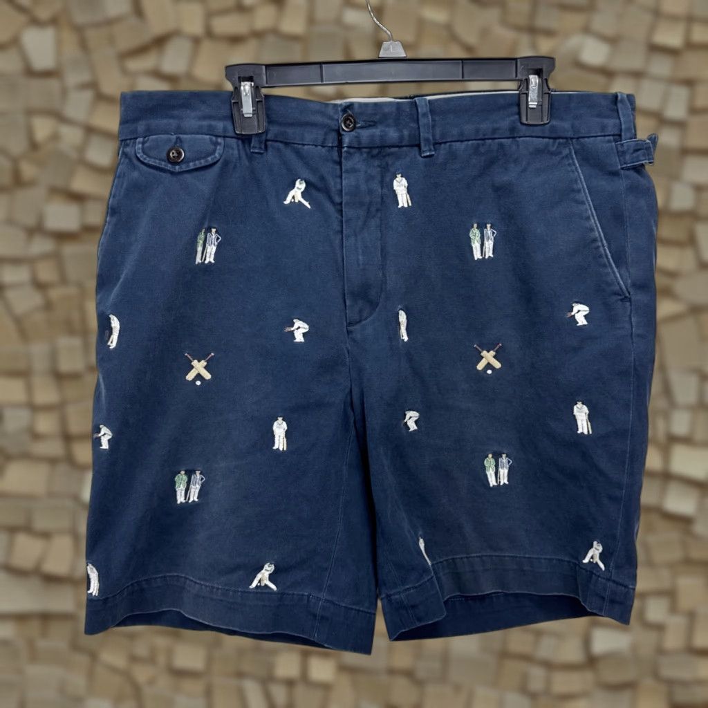 Polo Ralph Lauren VINTAGE Polo Ralph Lauren Golf Shorts Mens 38 Navy Cotton 5-Pocket Chino Casual Summer Fall Spring Size US M / EU 48-50 / 2 - 1 Thumbnail