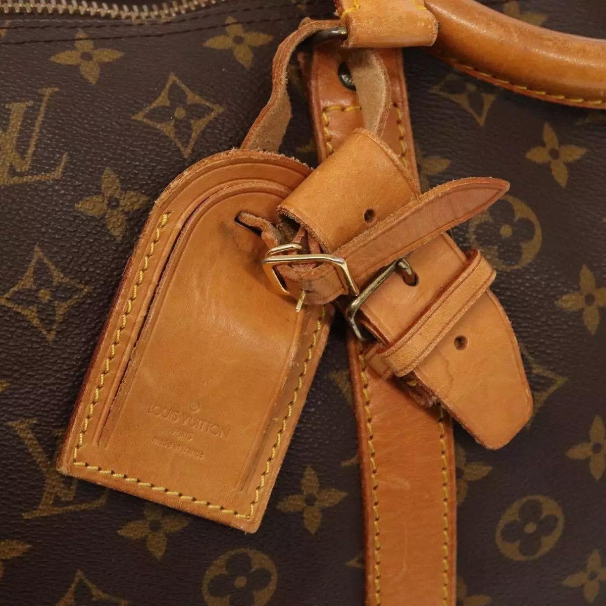 Louis Vuitton LOUIS VUITTON Monogram Keepall 60 Boston Bag Size ONE SIZE - 16 Thumbnail